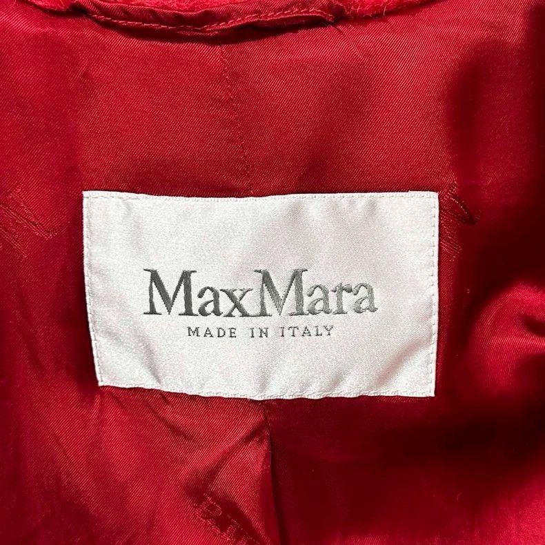 Max Mara Max Mara Red Teddy Coat Size S / US 4 / IT 40 - 4 Thumbnail