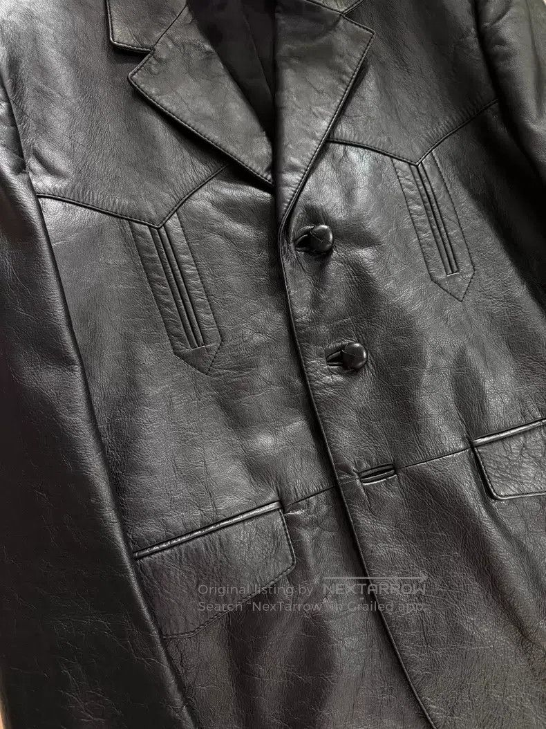 Saint Laurent Paris Saint Laurent Paris Western Grain Leather Business Suit Ja Size US M / EU 48-50 / 2 - 4 Thumbnail