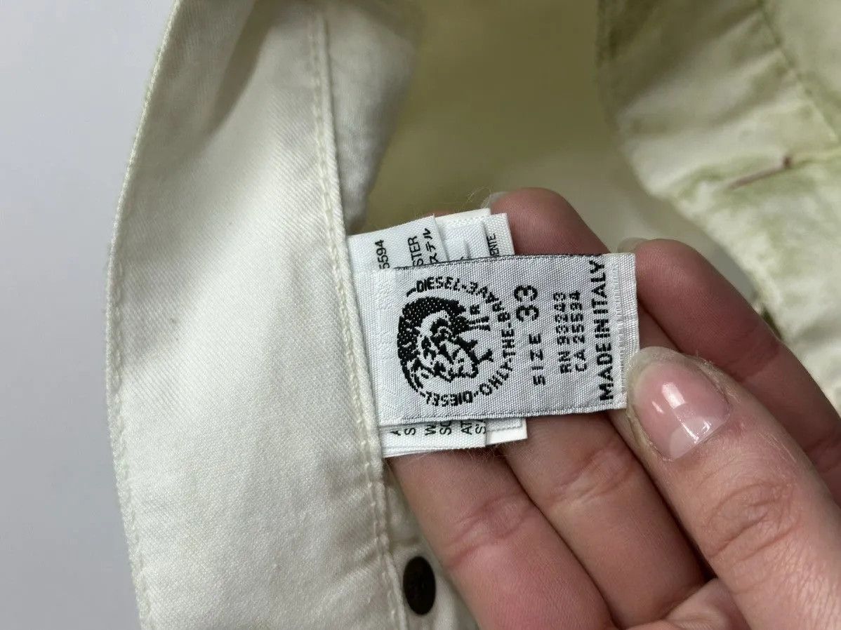 14th Addiction Vintage Diesel Shorts Y2k Military Avantgarde Cargo Faded Size US 33 - 8 Thumbnail