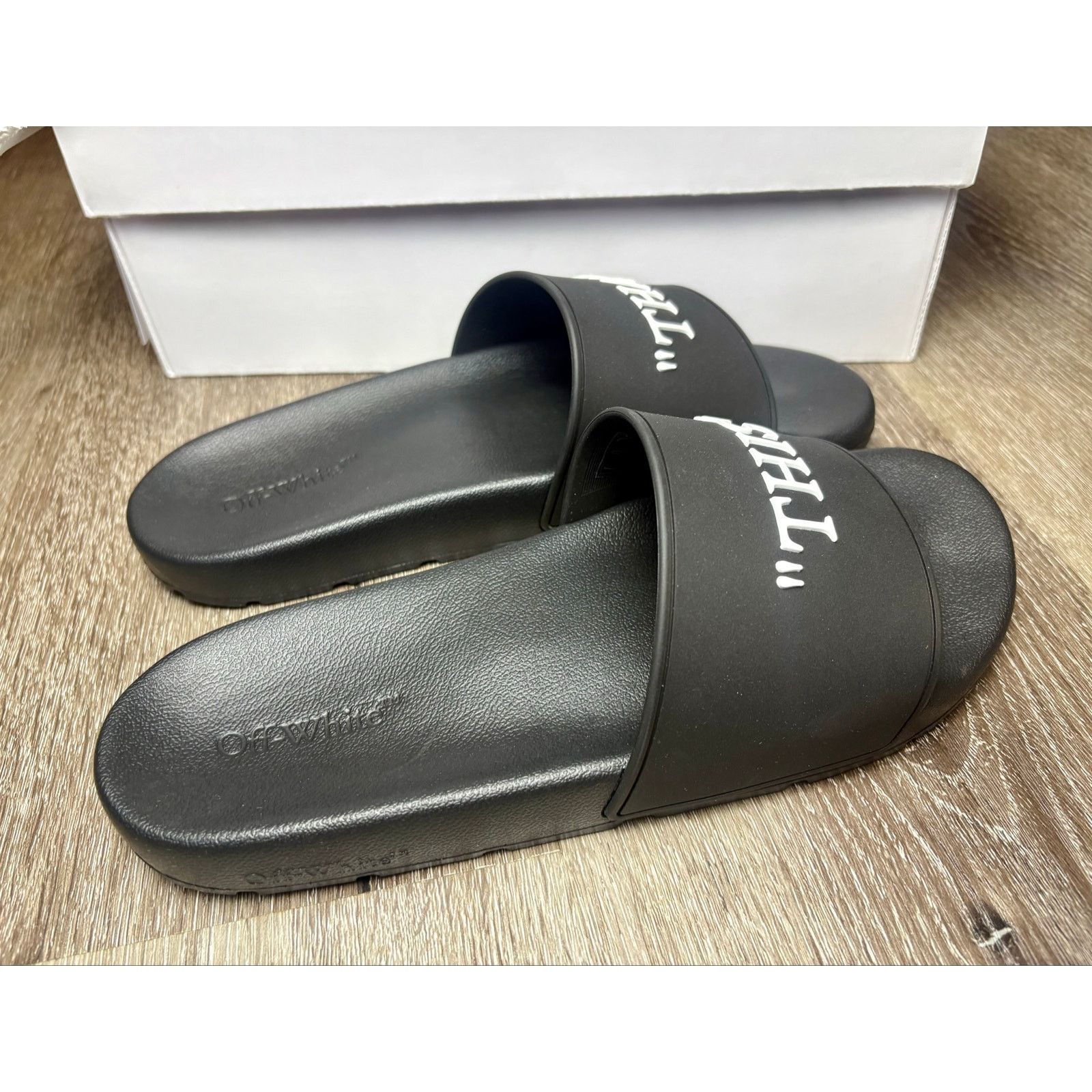 Off-White NIB - Off-White - 'This That' Sliders EU 40 (US 9.5/10) Size US 9.5 / IT 39.5 - 8 Thumbnail