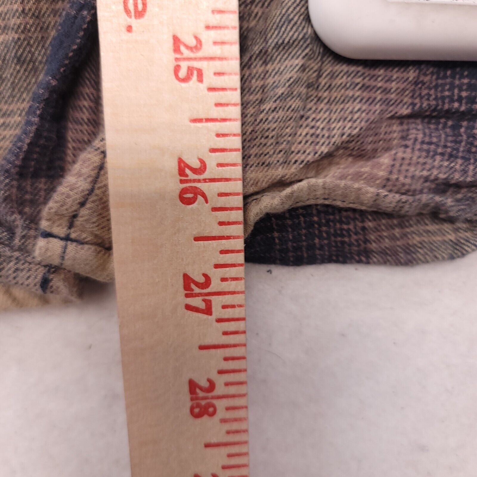 Arizona Jean Co. Arizona Jean Co Tartan Flannel Shirt Mens Size S Brown Blue Size US S / EU 44-46 / 1 - 7 Thumbnail
