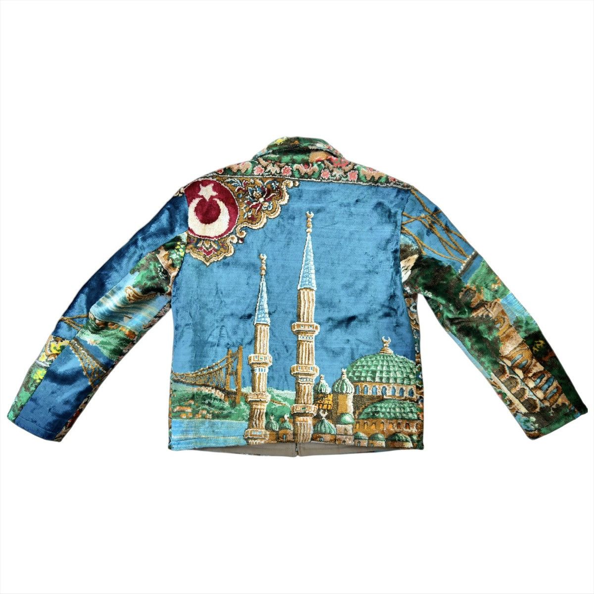 DOM’NIQUE “Bosporous Bloom” Turkish Textile Work Jacket: