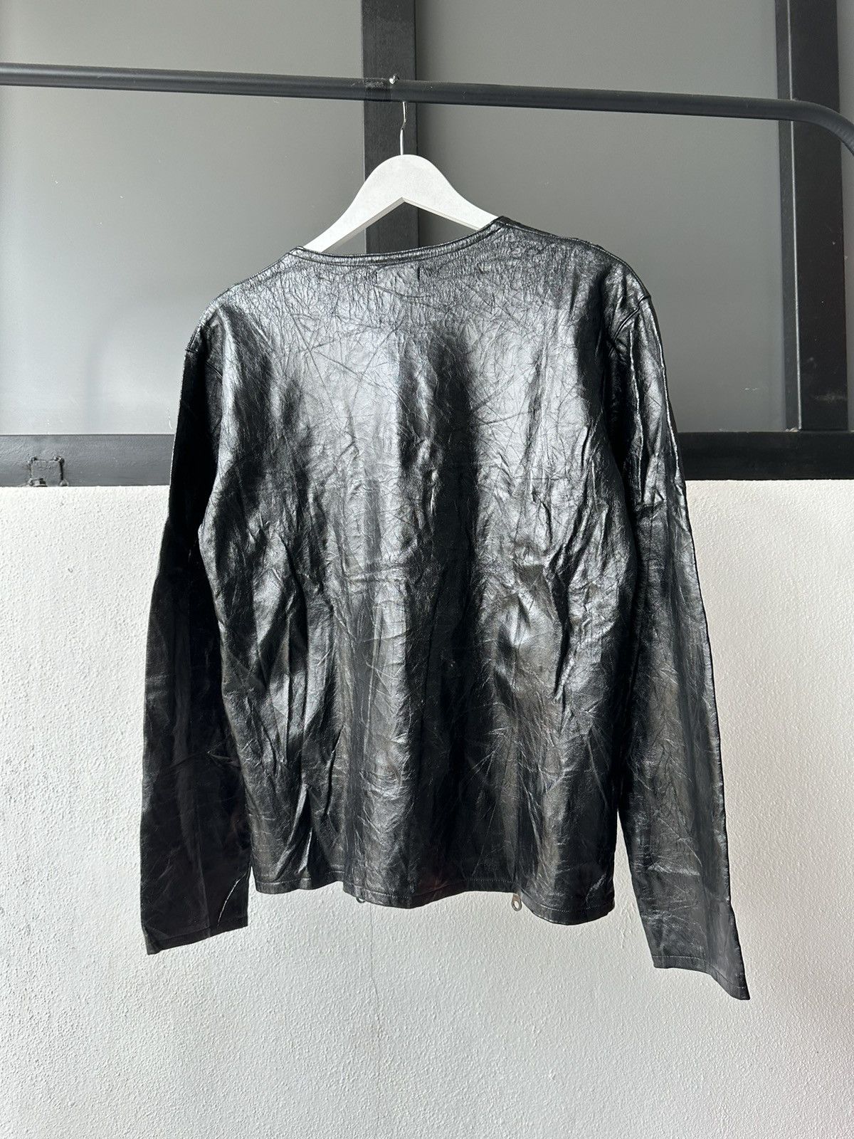 PPFM AW1998 PPFM waxed coated punk zipper sweater Size US M / EU 48-50 / 2 - 14 Thumbnail