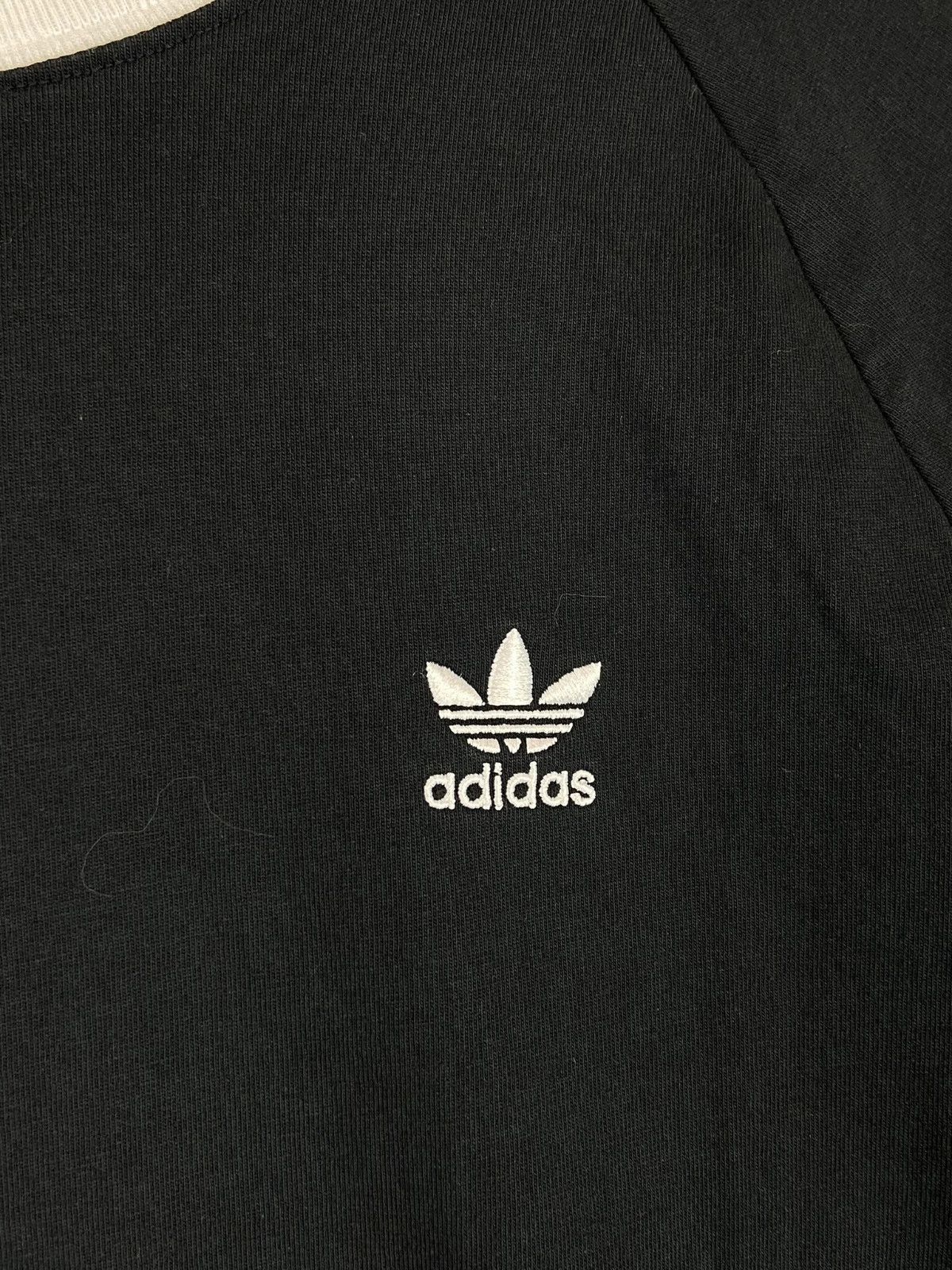 Adidas Adidas 3 stripes ringer t-shirt vintage S trefoil logo Size S / US 4 / IT 40 - 2 Thumbnail