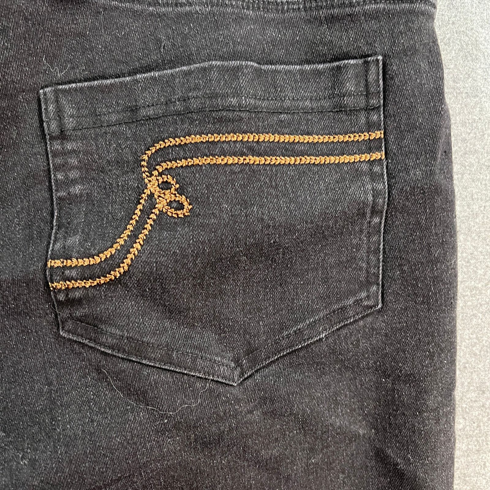Other Women with Control Denim Tummy Control Pants Black Size 40" / US 18 - 5 Thumbnail