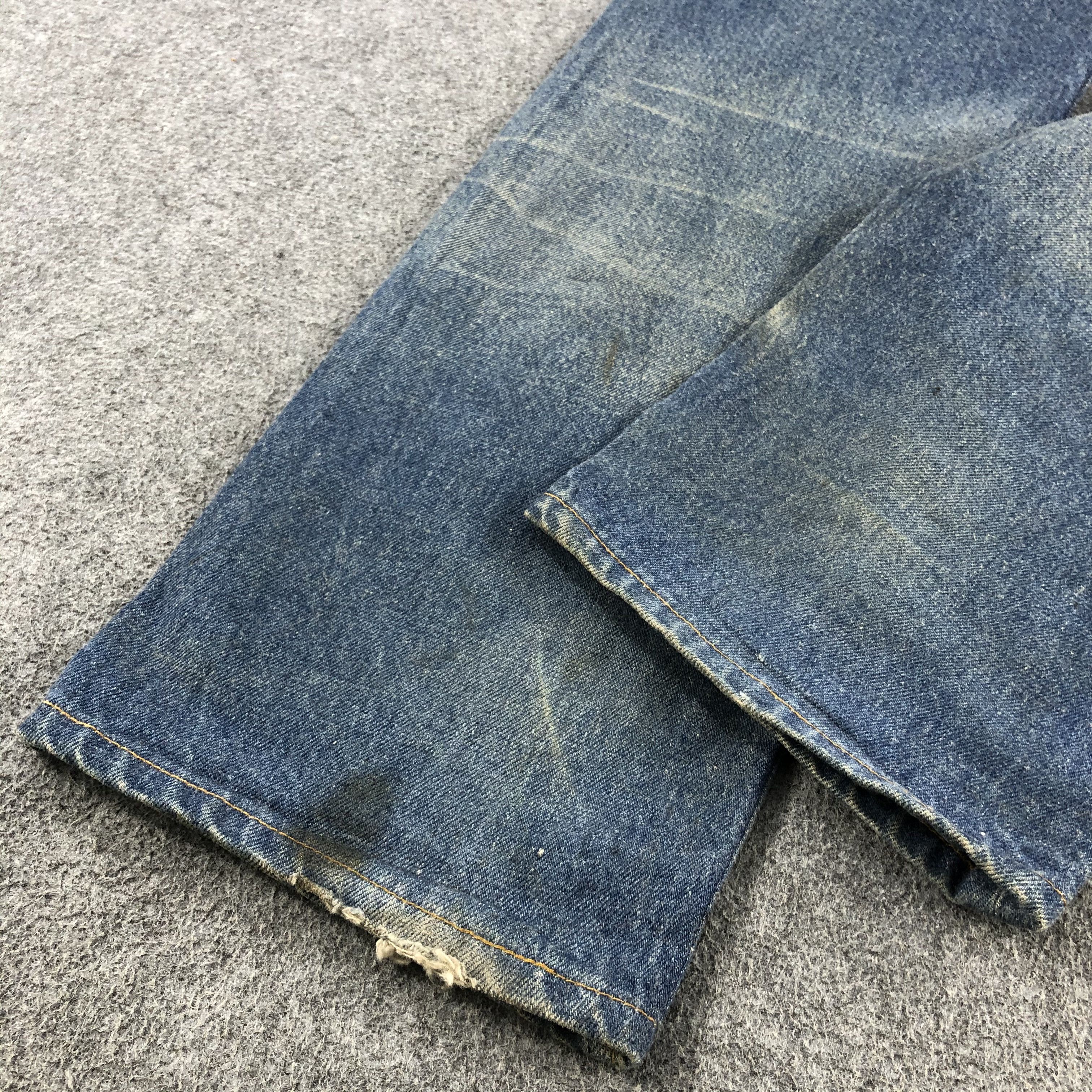 Levi's 90s Vintage Blue Wash Levis 501 Jeans-J1809 Size US 33 - 6 Thumbnail