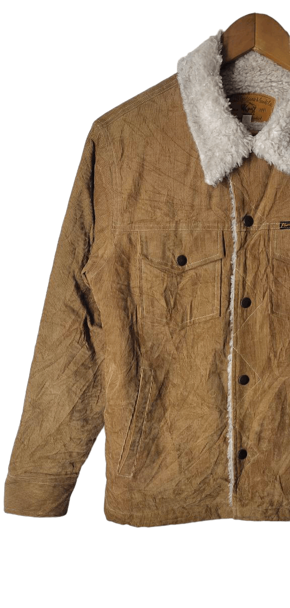 Pherrow's PHERROWS SPORTWEAR CORDUROY SHERPA DENIM JACKET Size US S / EU 44-46 / 1 - 7 Thumbnail