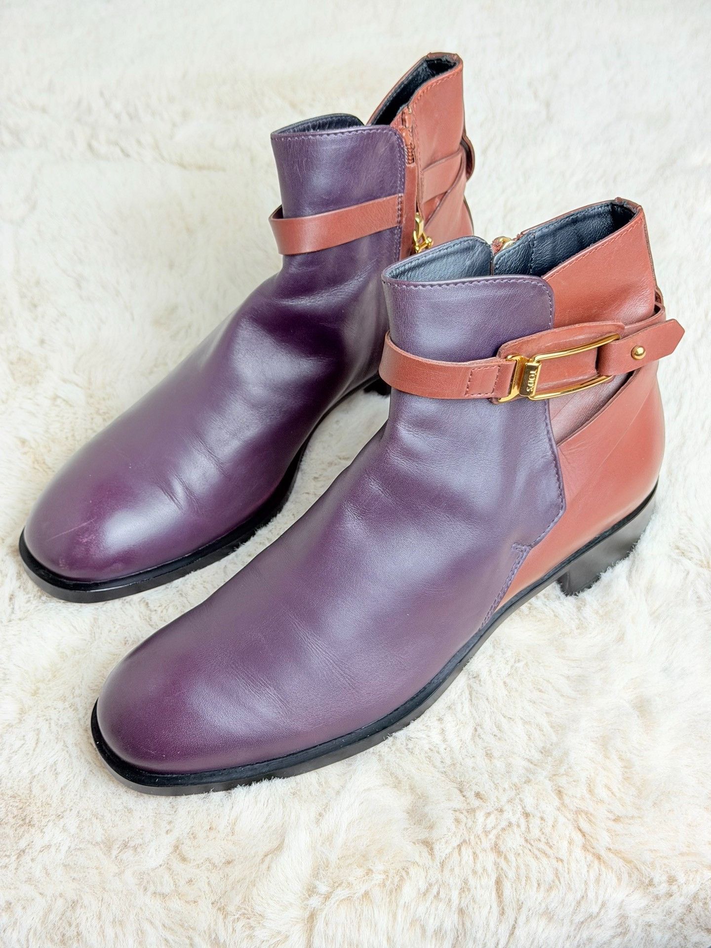 Tod's Tod's Leather Multi Boots us_7-5 Women Size US 7.5 / IT 37.5 - 1 Thumbnail