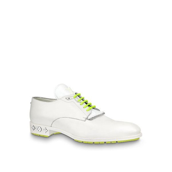 Louis Vuitton Louis Vuitton 2019 white leather derby 8 Size US 9 / EU 42 - 1 Thumbnail
