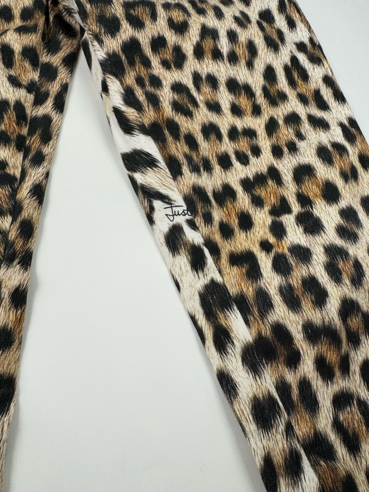 Just Cavalli Just Cavalli Leopard Skinny Skin Leg Pants Size 27" / US 4 / IT 40 - 4 Thumbnail