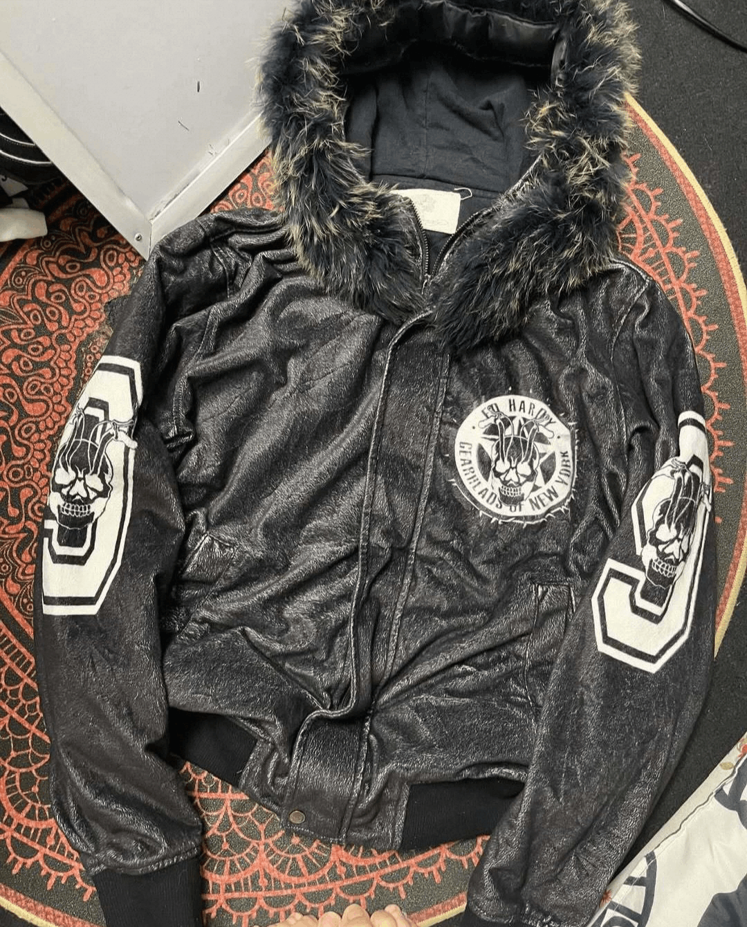 Ed Hardy ed hardy y2k skull zipup bomber Size L / US 10 / IT 46 - 3 Thumbnail
