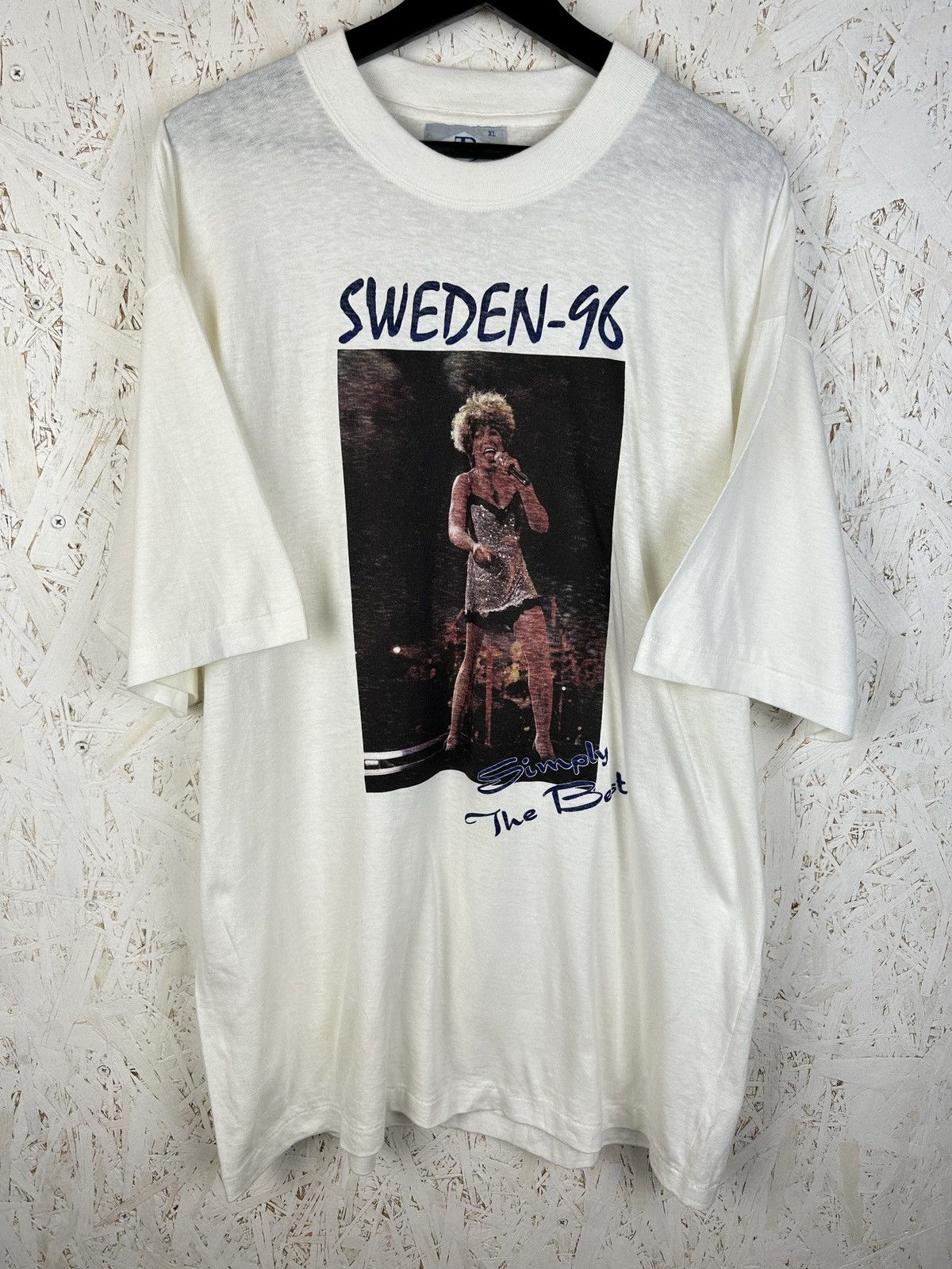 Band Tees 90s Tina Turner 1996 Sweden Simply The Best Band T-Shirt XL Size US XL / EU 56 / 4 - 1 Thumbnail