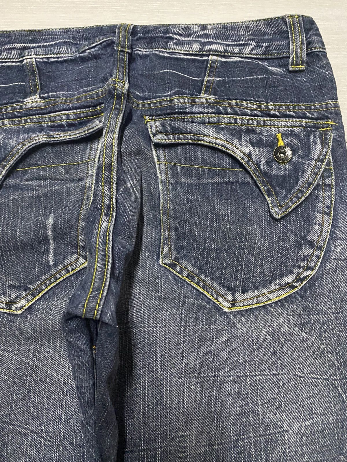 Tornado Mart Vintage Japanese Brand Skull Blow By Blue Loose Jeans Size US 30 / EU 46 - 7 Thumbnail