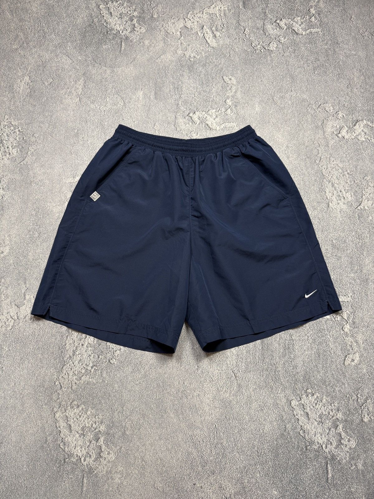 Nike VERY RARE NIKE SHORTS VINTAGE DRILL SWOOSH Y2K 90s HYPE SURF Size US 34 / EU 50 - 1 Thumbnail