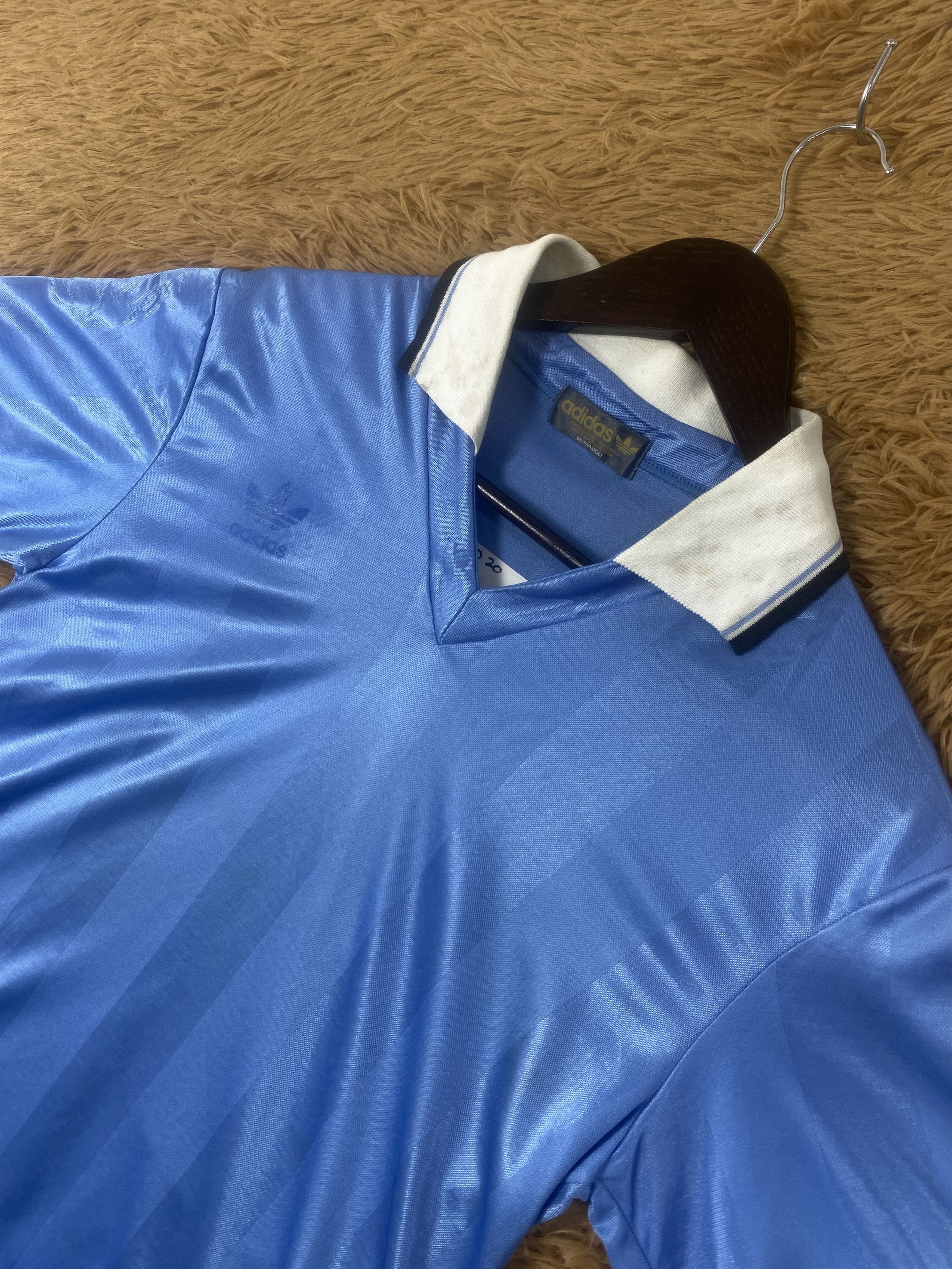 Adidas × Vintage Vintage 90's Adidas Shorts Sleeve Jersey PS0020 Size US S / EU 44-46 / 1 - 3 Thumbnail