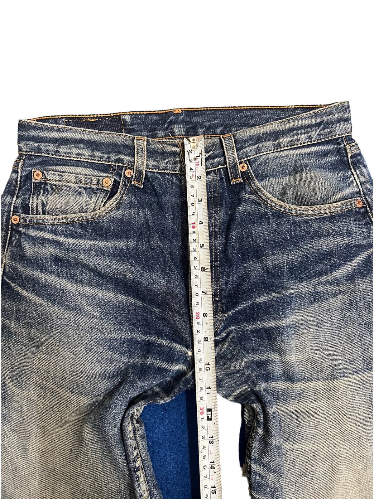 Levi's Vintage Levi’s 501 Dirty Blue Button 553 Jeans Size US 29 - 16 Thumbnail