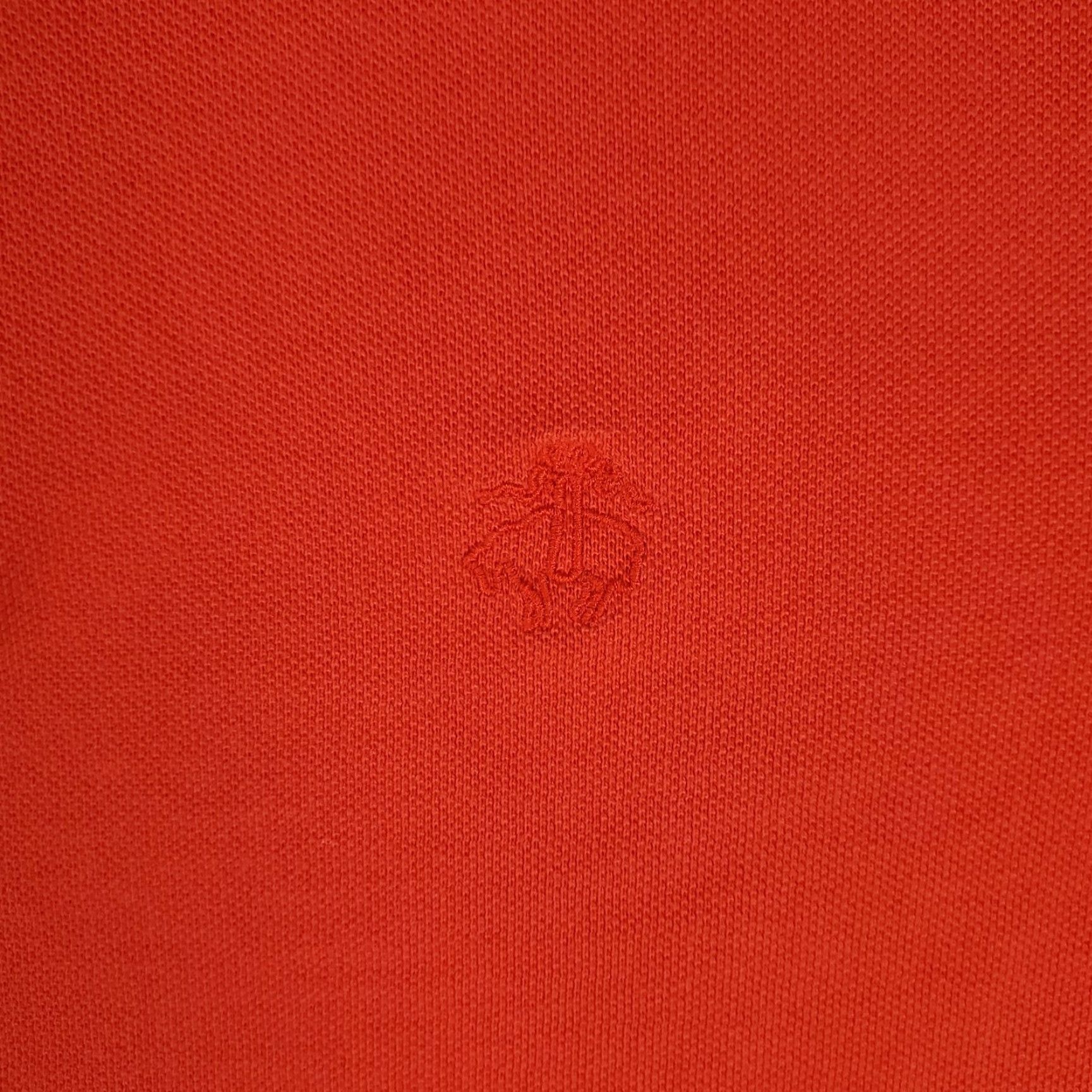 Brooks Brothers BROOKS BROTHERS Polo Shirt Mens Large Red Casual Short Sleeve Cotton Button-Front Classic Preppy Brand Baseball Golf Size US L / EU 52-54 / 3 - 3 Thumbnail