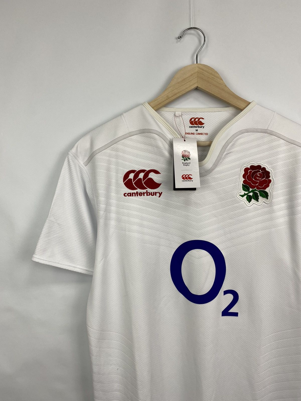 Canterbury of New Zealand 🏴󠁧󠁢󠁥󠁮󠁧󠁿 England National Rugby Team Canterbury O2 Jersey t-shirt Size US M / EU 48-50 / 2 - 2 Thumbnail