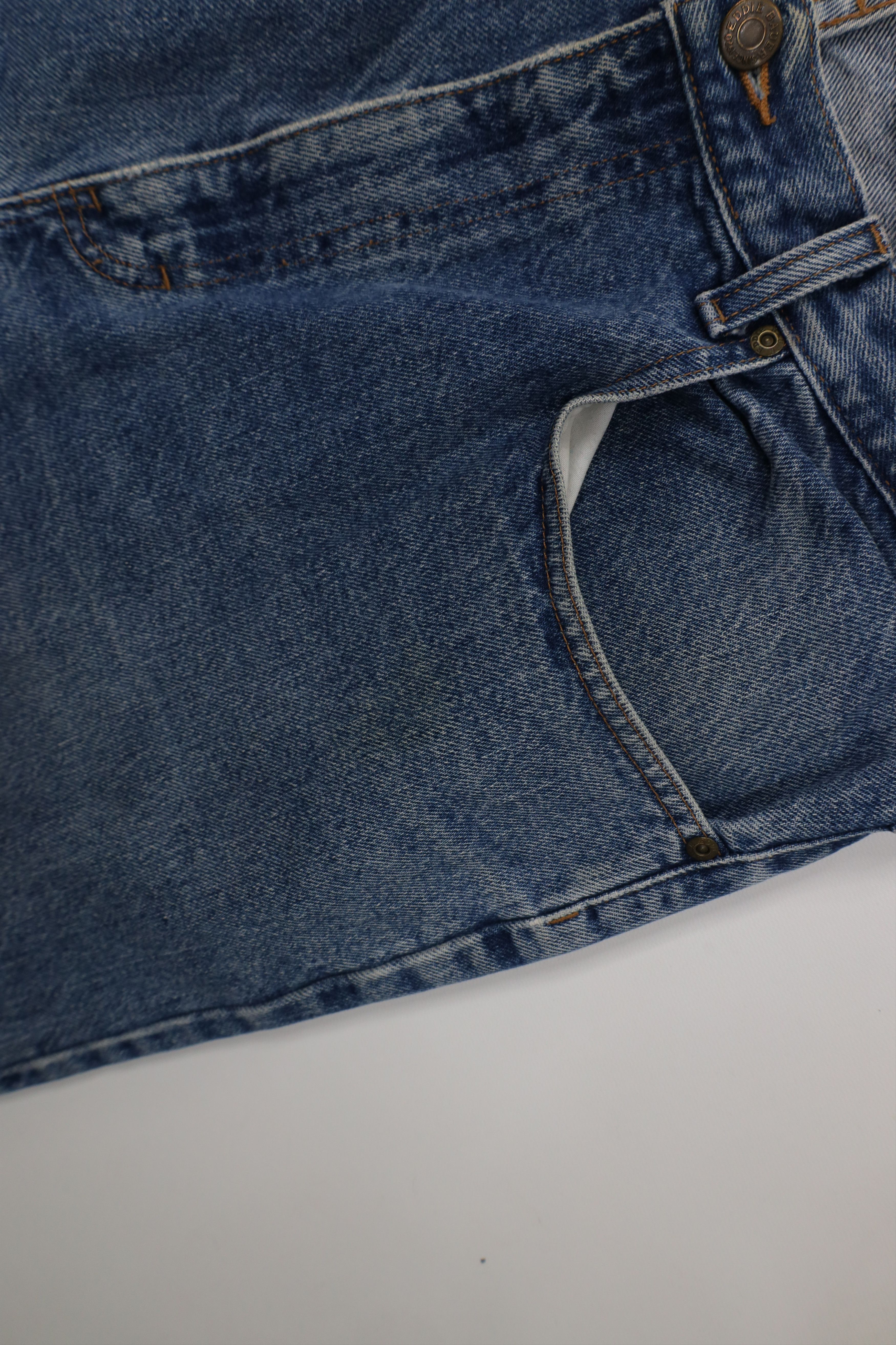 Eddie Bauer Vintage 90s Eddie Bauer Relaxed Fit Denim Jeans Blue Cotton Size US 34 / EU 50 - 7 Thumbnail