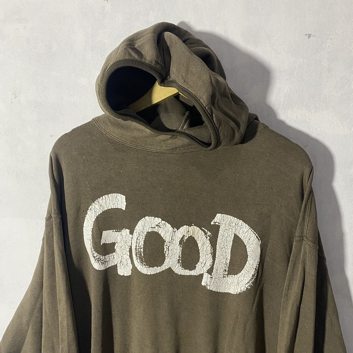 GOODENOUGH 2000s GDEH - Trashed Brown Hoodie Size US L / EU 52-54 / 3 - 2 Thumbnail