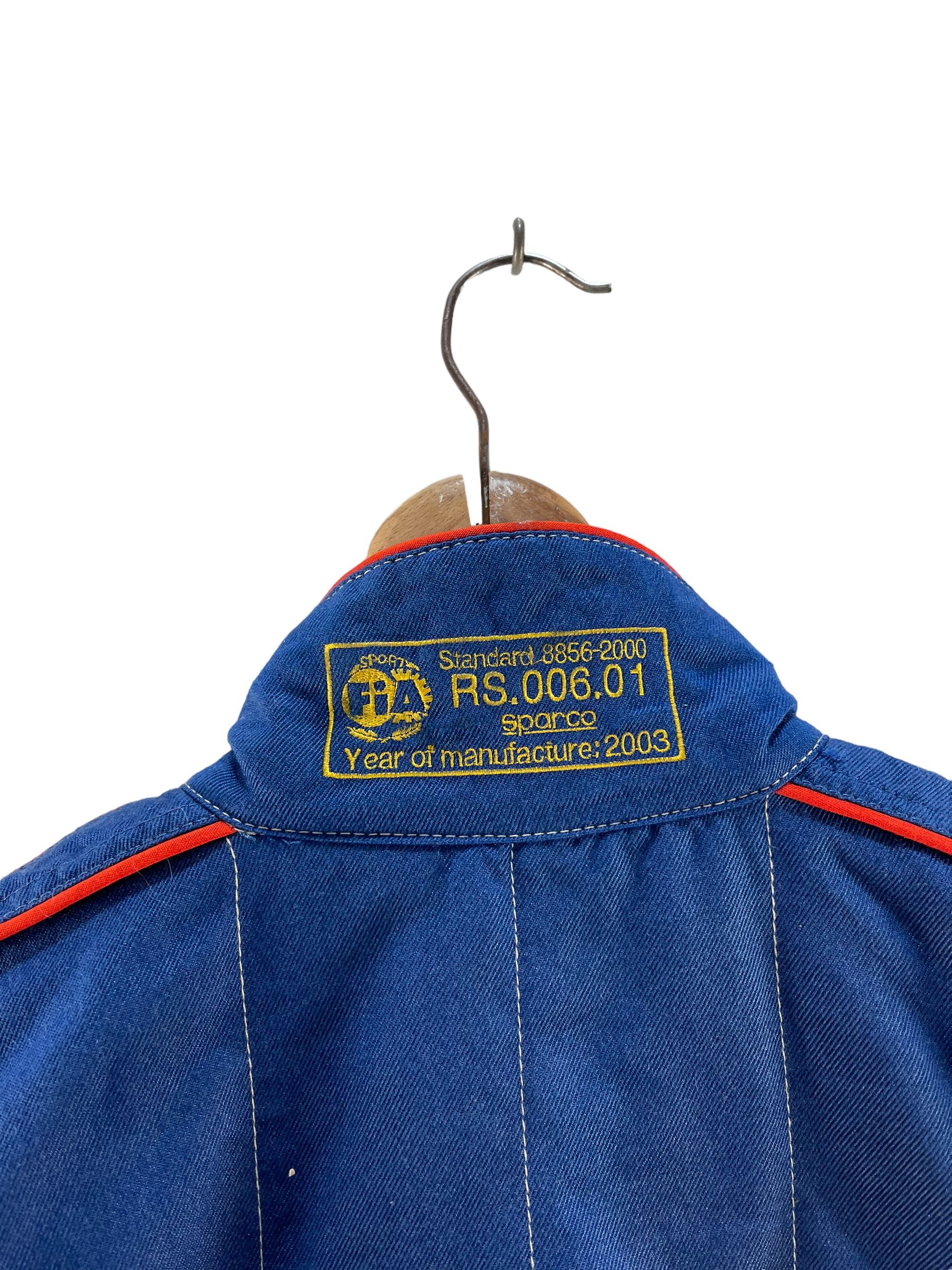 Japanese Brand Vintage Sparco Racing Overall Jacket Size US 34 / EU 50 - 12 Thumbnail
