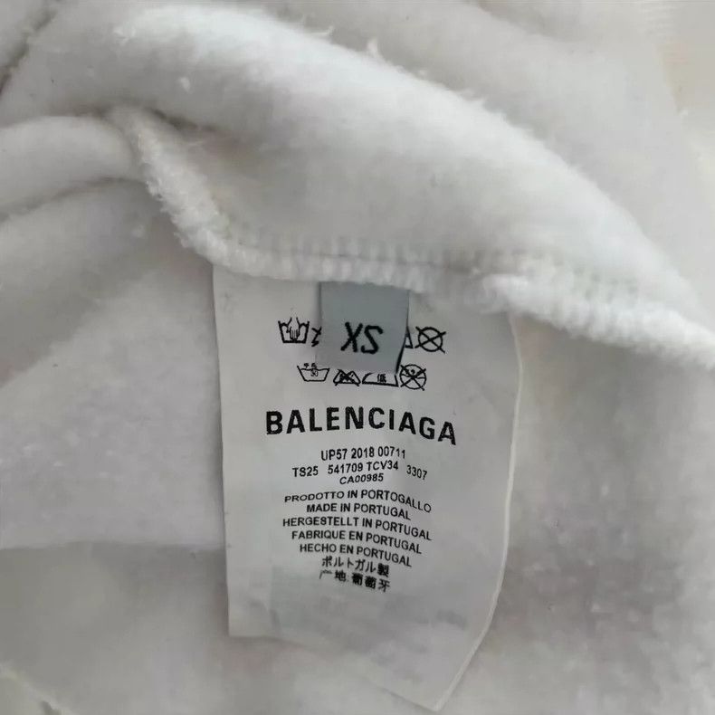 Balenciaga Balenciaga WFP logo white pullover hoodie Size US XS / EU 42 / 0 - 6 Thumbnail