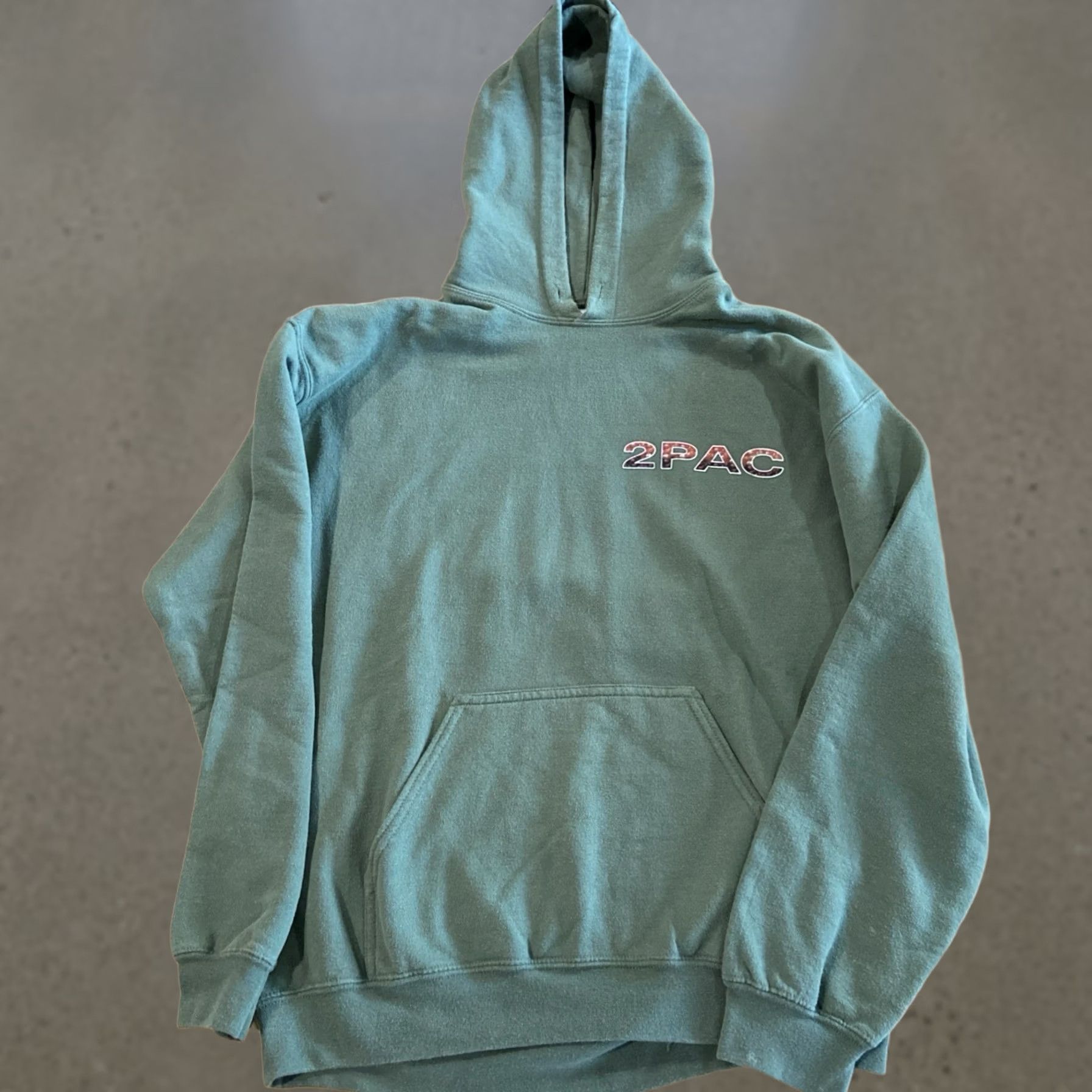 Vintage VINTAGE Tupac In Memory Of 1971-1996 Green Hoodie Men’s M Pullover Hip Hop Tupac Hoodie Mens M Green Pullover Vintage 90s Size US M / EU 48-50 / 2 - 1 Thumbnail