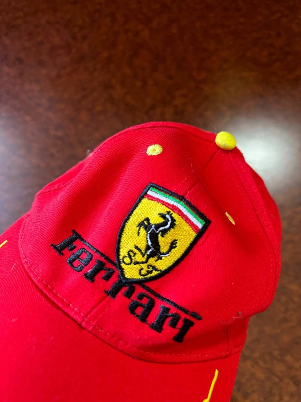 Ferrari × Vintage Vintage F-1 Ferarri Schumacher Racing Cap Y2K Os Size ONE SIZE - 2 Thumbnail