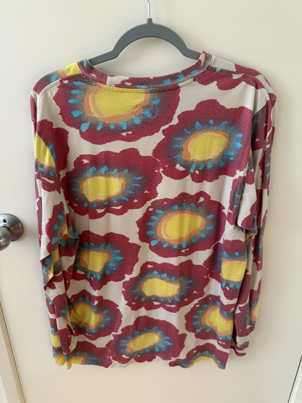 Supreme Supreme painted flowers long sleeve SS17 Size US L / EU 52-54 / 3 - 2 Thumbnail