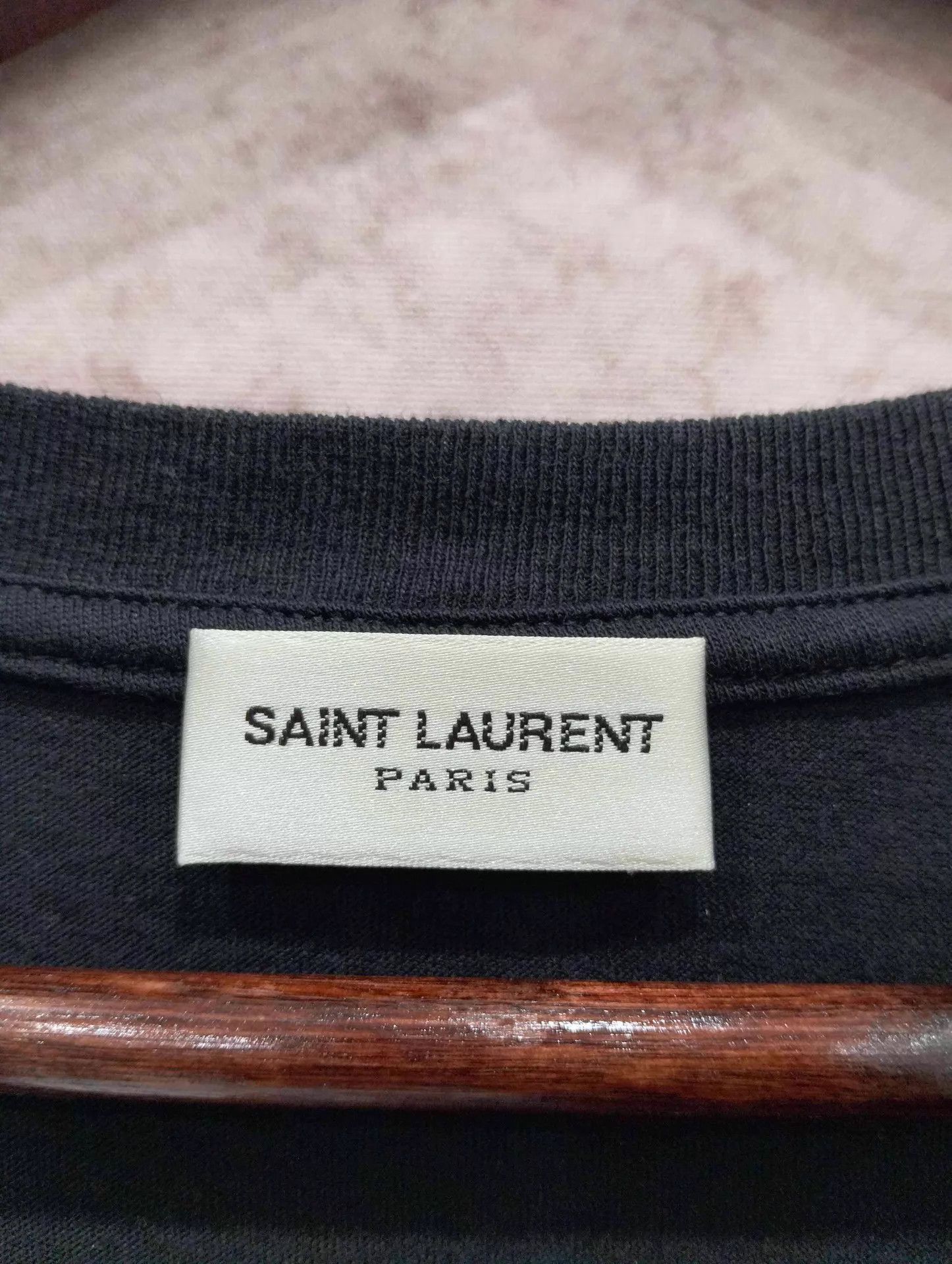 Saint Laurent Paris YSL heart collar T-shirt S 95 New Size S / US 4 / IT 40 - 4 Thumbnail