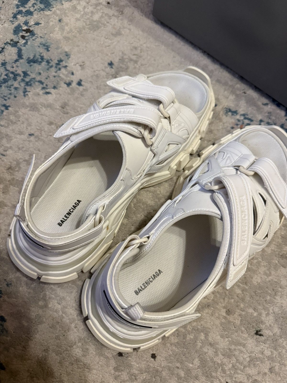 Balenciaga Balenciaga Track Sandal White Size US 11 / EU 44 - 4 Thumbnail
