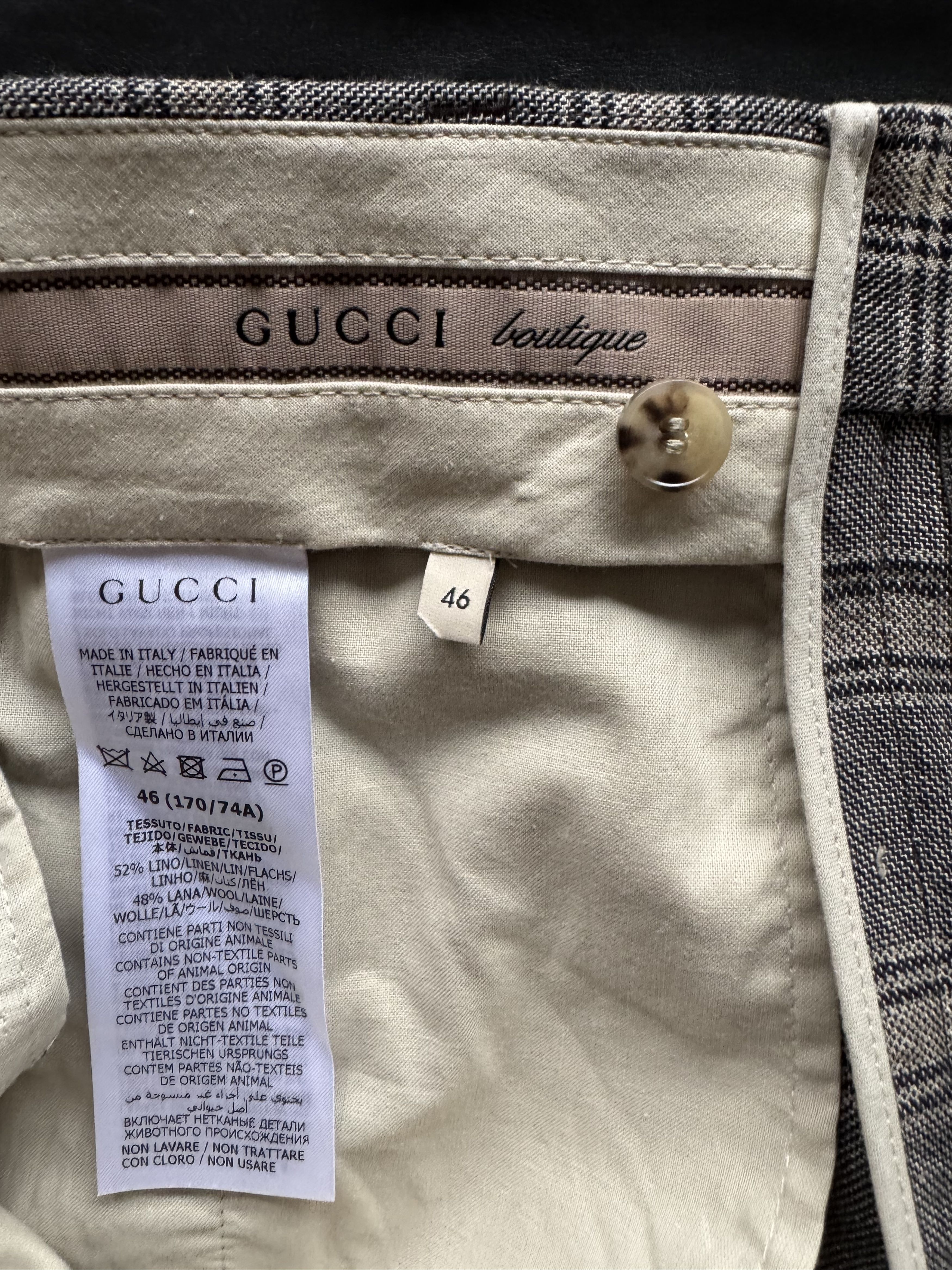 Gucci Prince of Wales Linen Short Size US 30 / EU 46 - 20 Thumbnail