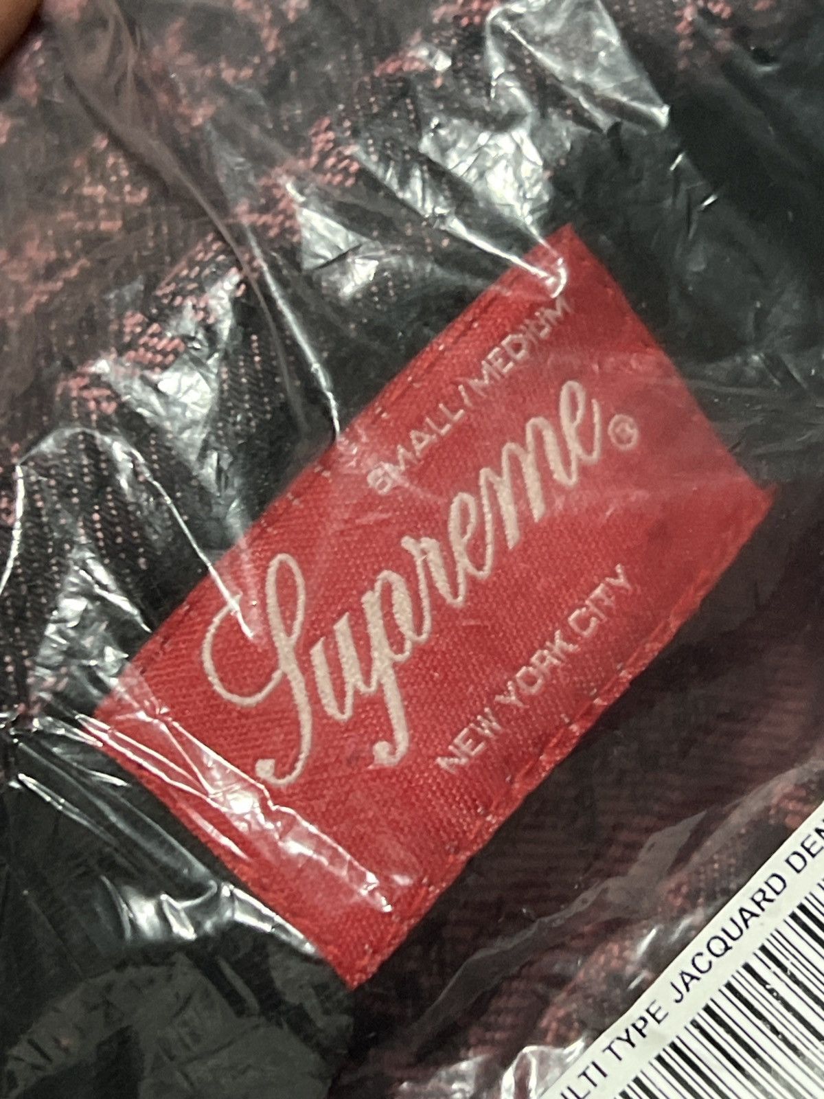 Supreme Supreme Multi Type Jacquard Denim Crusher (FW22) Size ONE SIZE - 7 Thumbnail