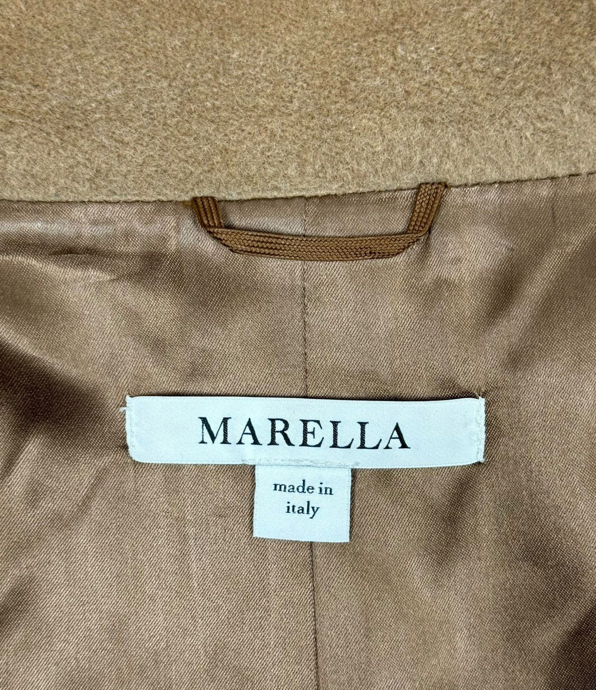 Marella Marella Wool-Cashmere Belted Coat Mock Neck size US8 IT44 Size M / US 6-8 / IT 42-44 - 13 Thumbnail
