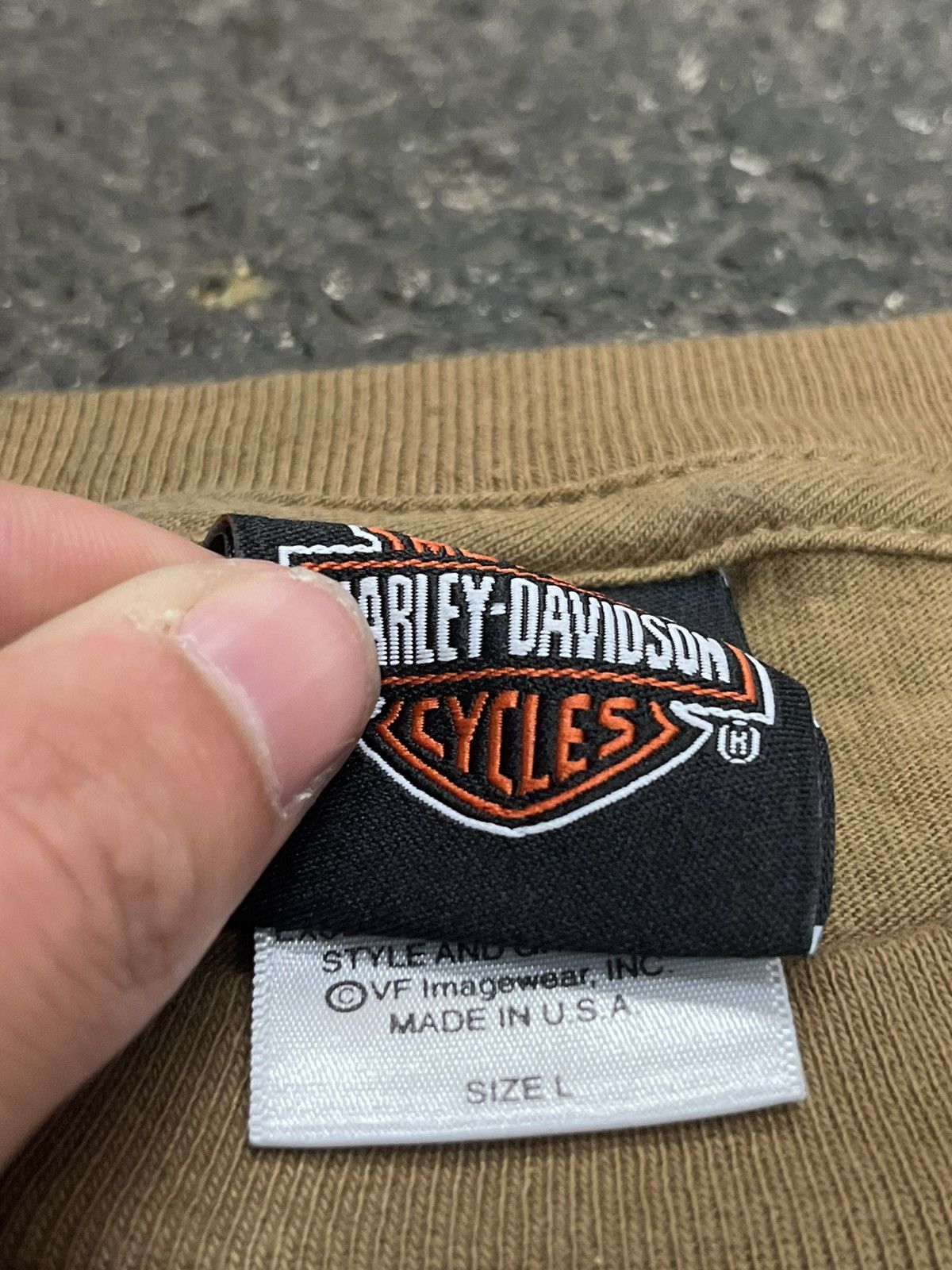 Harley Davidson × Vintage Harley Davison vintage longsleeve tee shirt streetwear hype Size US L / EU 52-54 / 3 - 6 Thumbnail