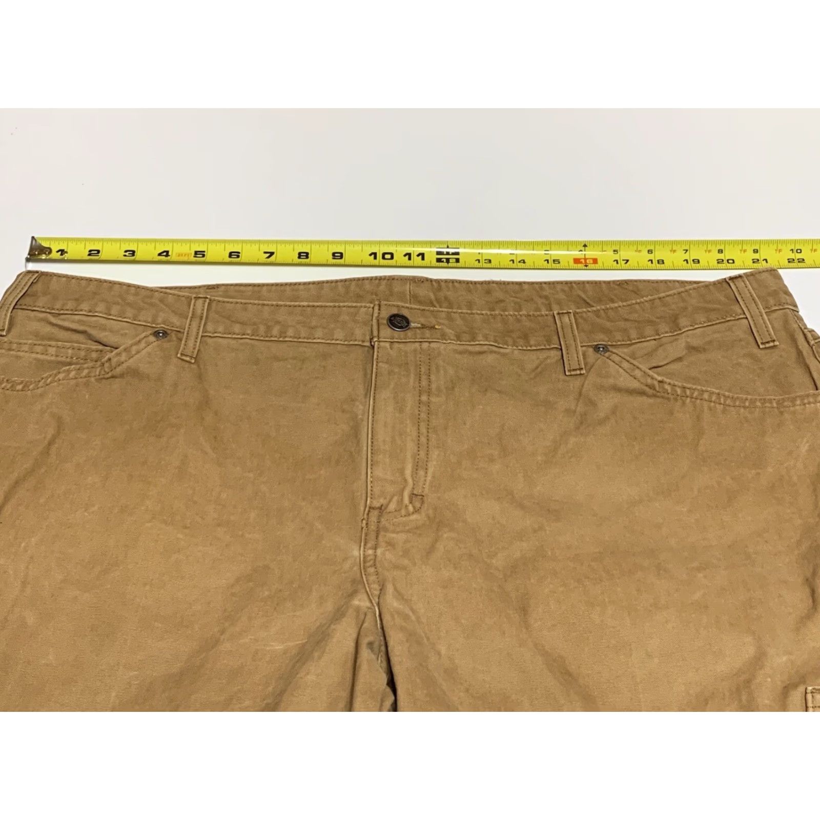 Dickies Dickies Mens Carpenter Utility Work Jeans Size 42x30 Brown Size US 42 / EU 58 - 3 Thumbnail