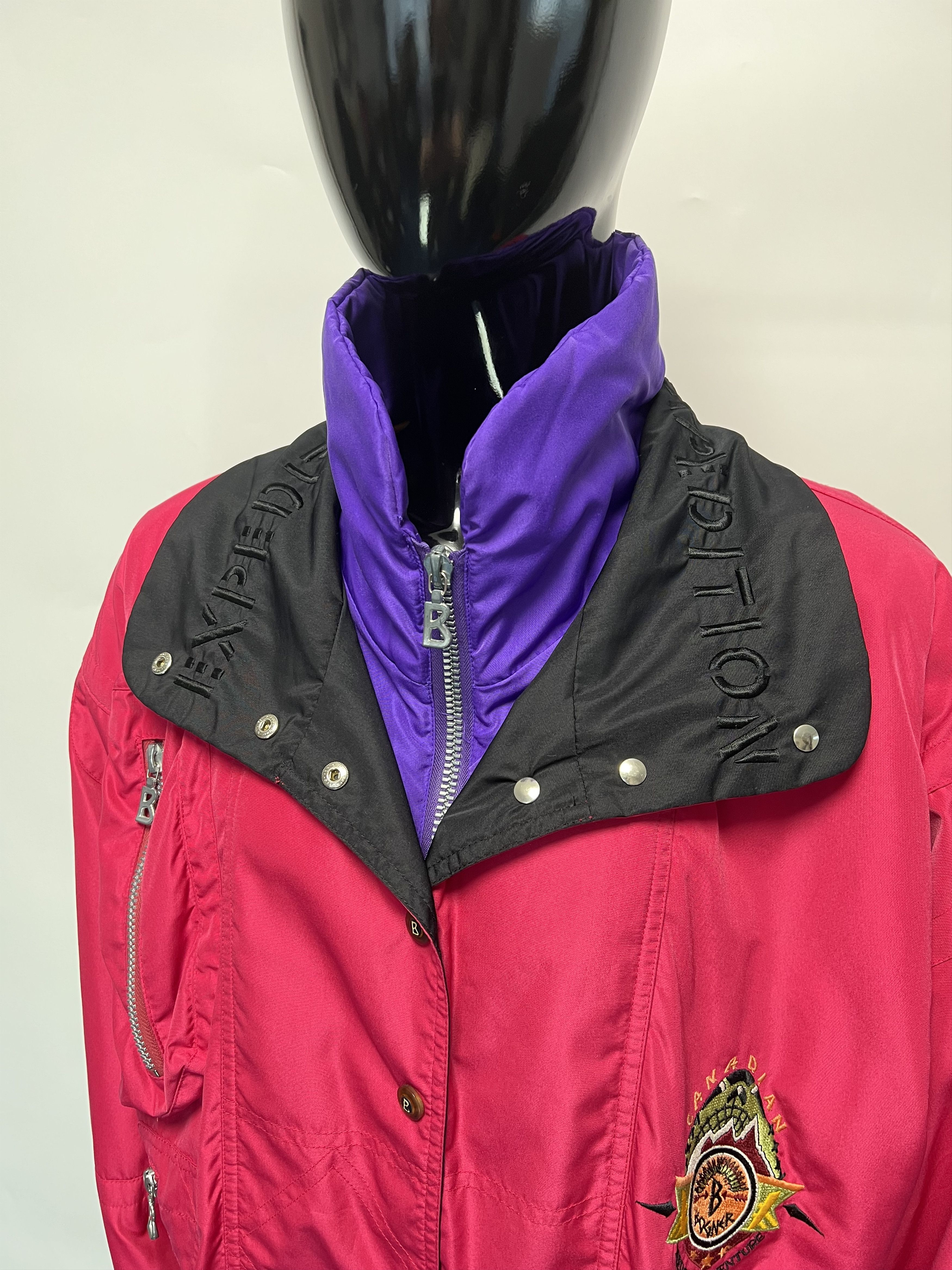 Bogner Bogner Rare Vintage Women's Fuchsia Ski Jacket Size 42 Size XL / US 12-14 / IT 48-50 - 10 Thumbnail