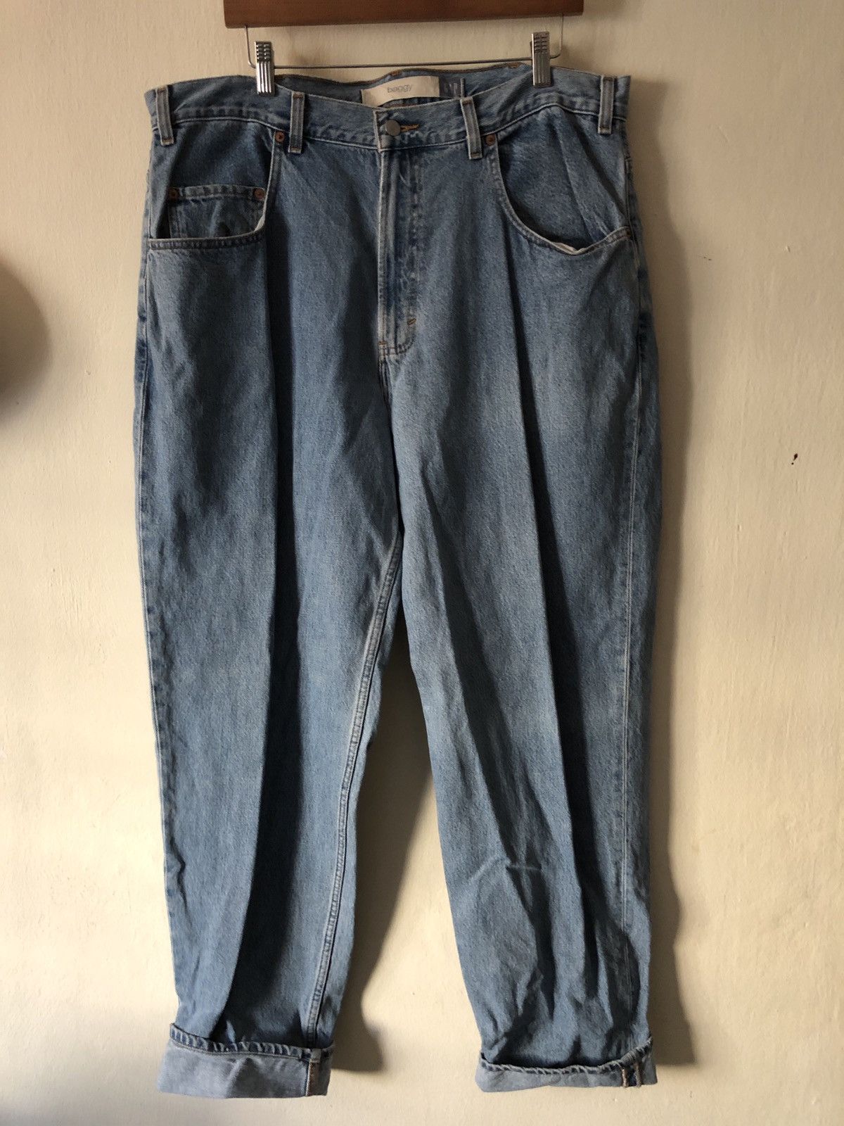 Gap × Vintage Vintage Gap Usa Baggy Denim Jeans Hip Hop Size US 39 - 1 Thumbnail