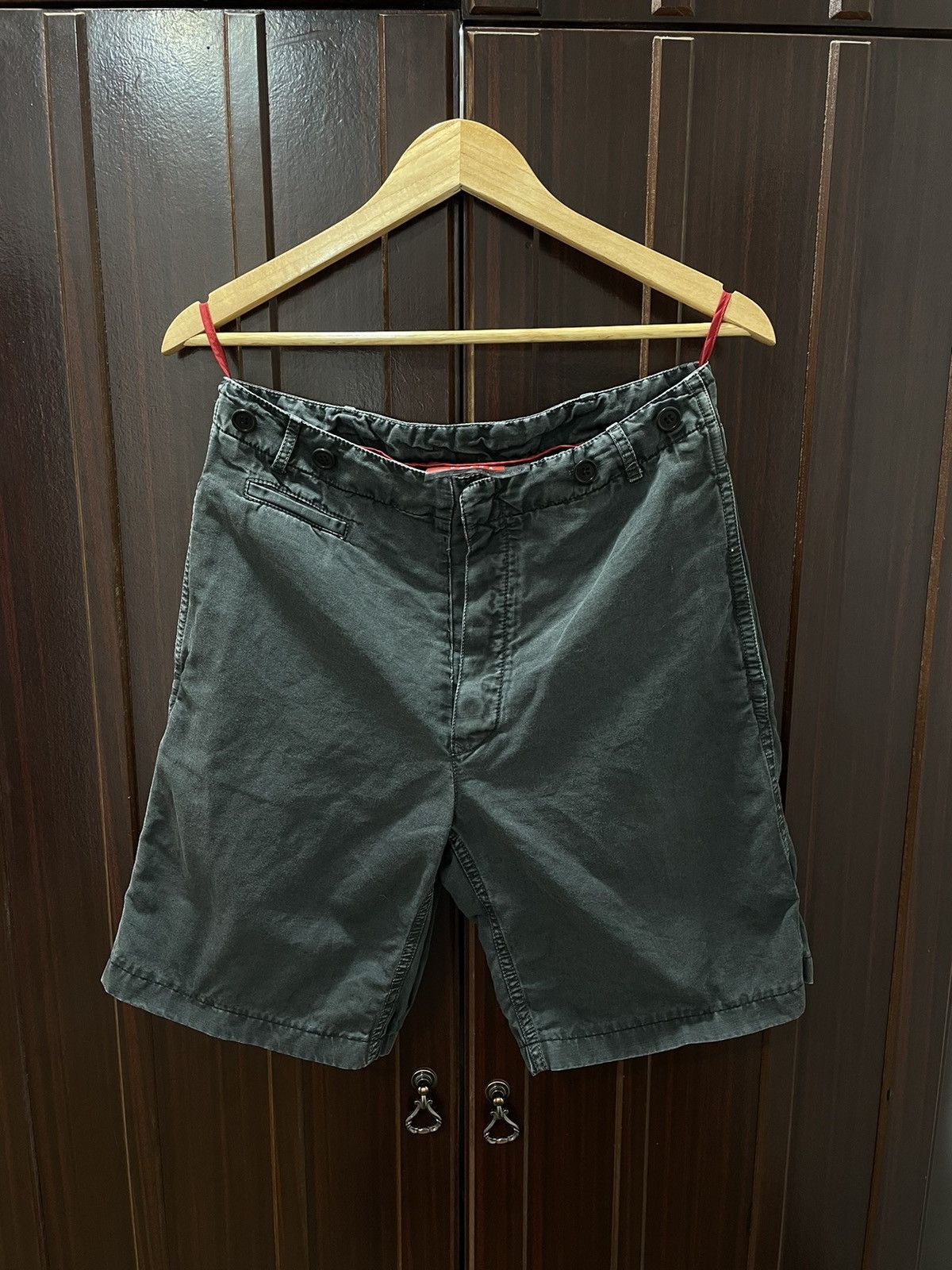 Prada × Vintage Prada Vintage Grey Shorts Size US 32 / EU 48 - 1 Thumbnail