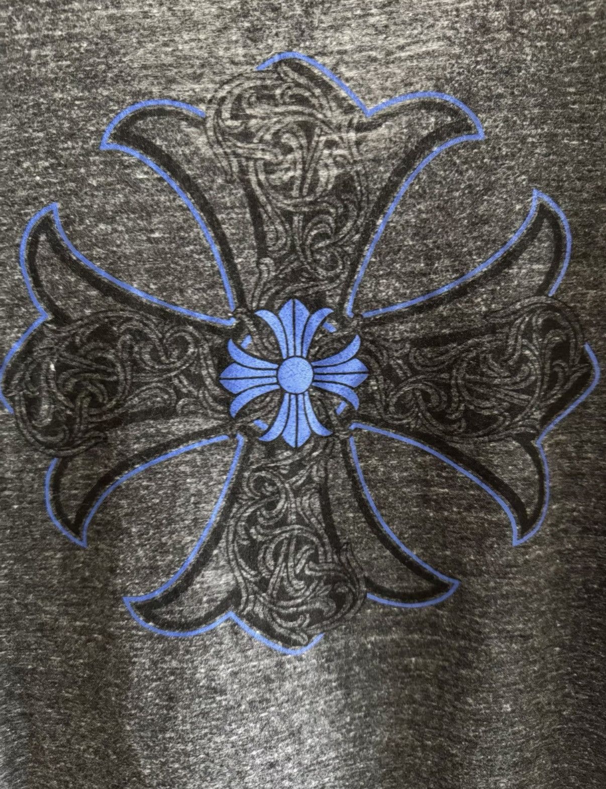 Chrome Hearts Chrome Hearts Greyish Blue Horseshoe Short Sleeve Size US M / EU 48-50 / 2 - 5 Thumbnail