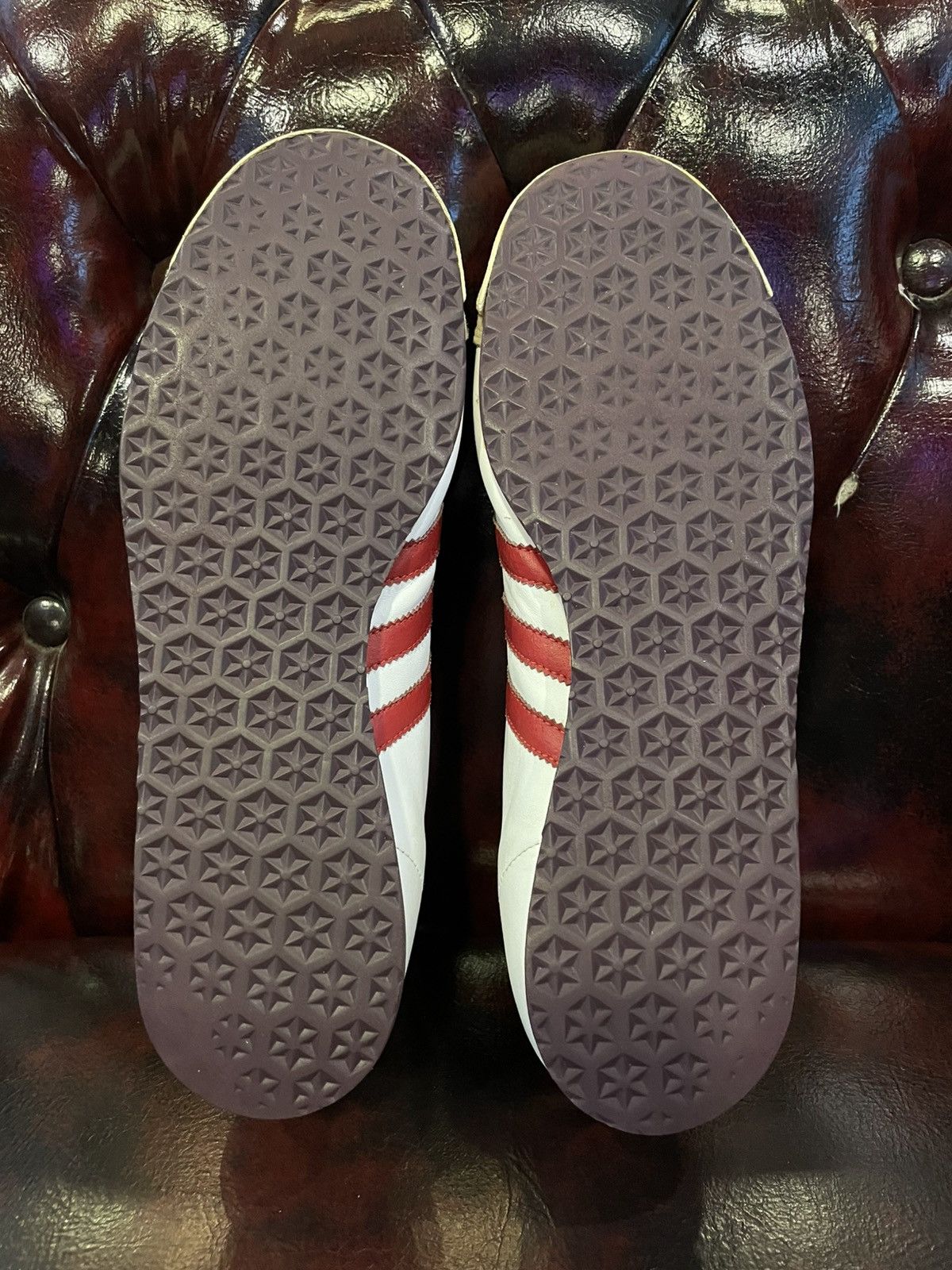 Adidas Vintage Adidas Italia 2005 Leather White/Red Size US 10 / EU 43 - 8 Thumbnail