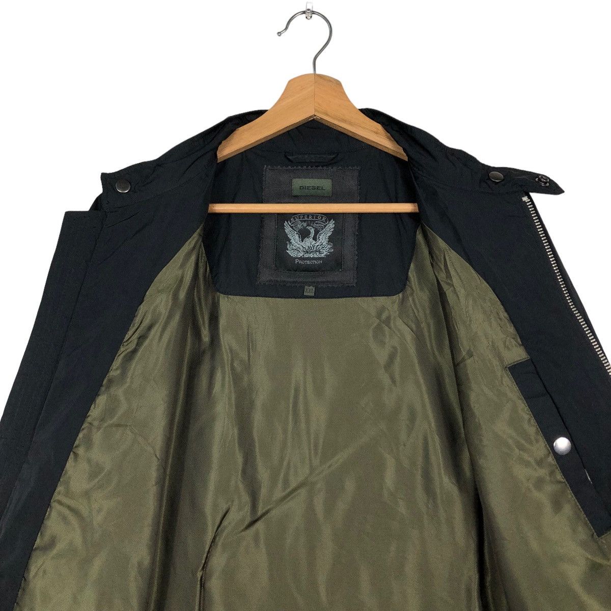 Diesel 🔥Biker Jacket Diesel Zipper Jacket Bondage Parachute Design Size US XXL / EU 58 / 5 - 14 Thumbnail