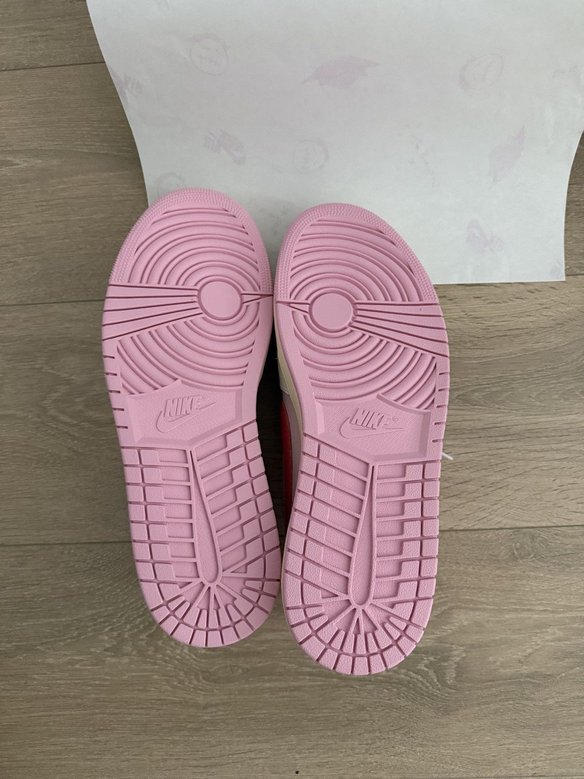 Nike × Travis Scott Travis Scott x Air Jordan 1 Low Sail Tropical Pink Size US 12 / EU 45 - 5 Thumbnail