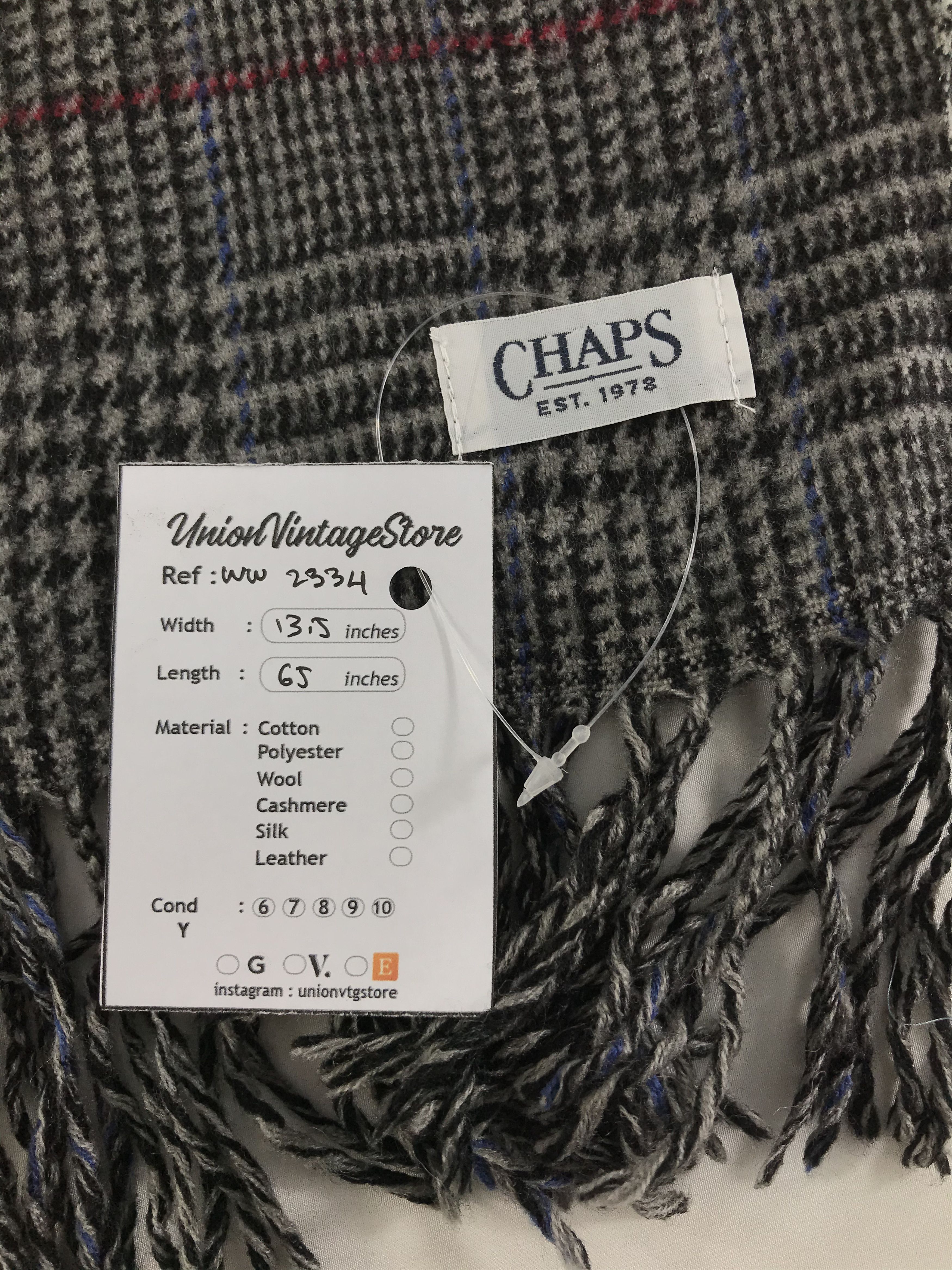 Chaps × Vintage Chaps Scarf / Muffler / Neckwear - WW2334 Size ONE SIZE - 4 Thumbnail