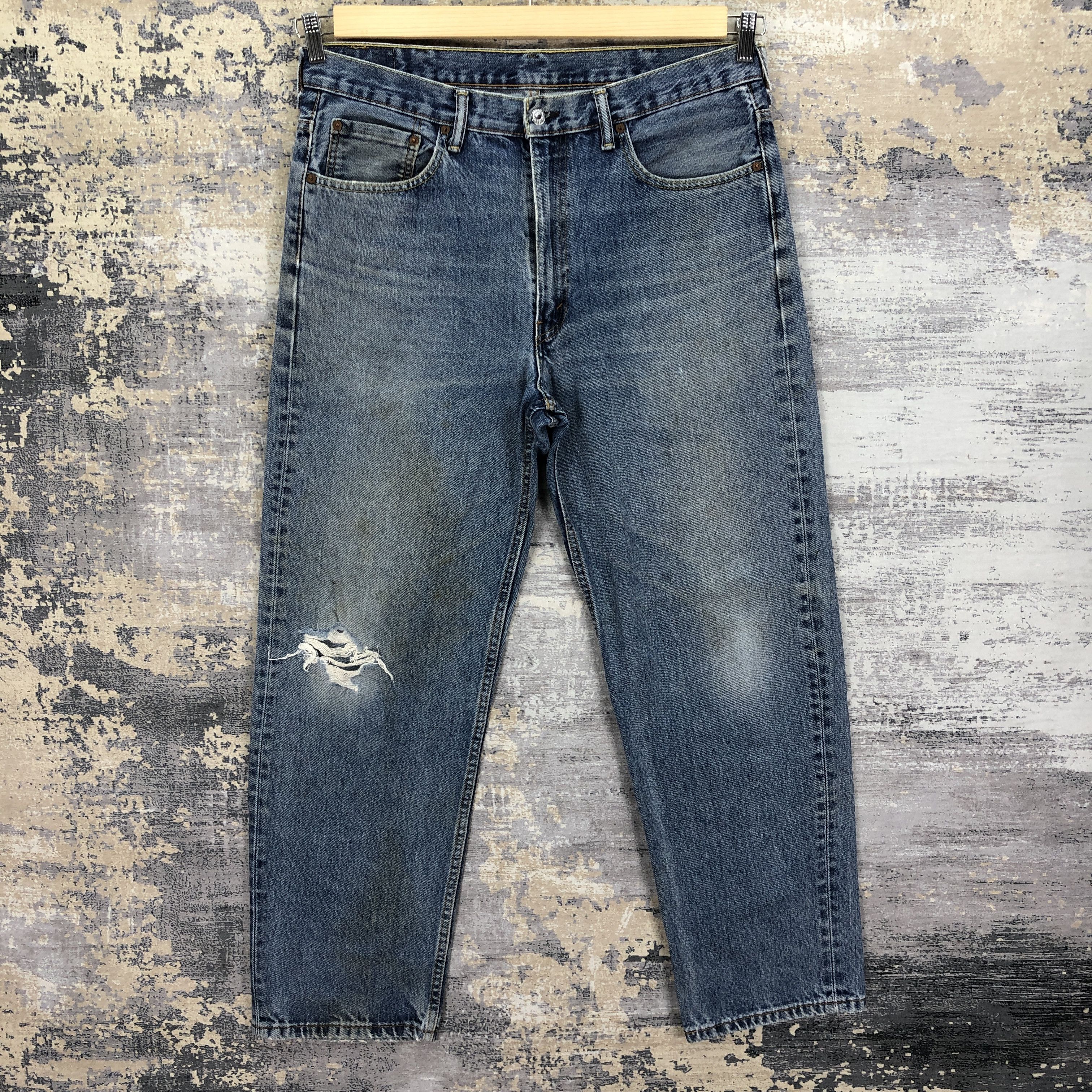 Levi's Vintage Levis Faded Distressed Jeans Levi's Light Wash Denim Size US 36 / EU 52 - 1 Thumbnail