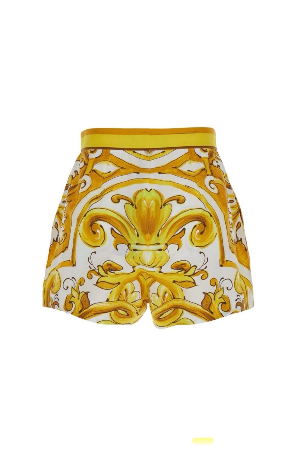 Dolce & Gabbana Dolce & Gabbana Majolica-Printed Poplin Shorts Size 26" / US 2 / IT 38 - 2 Thumbnail