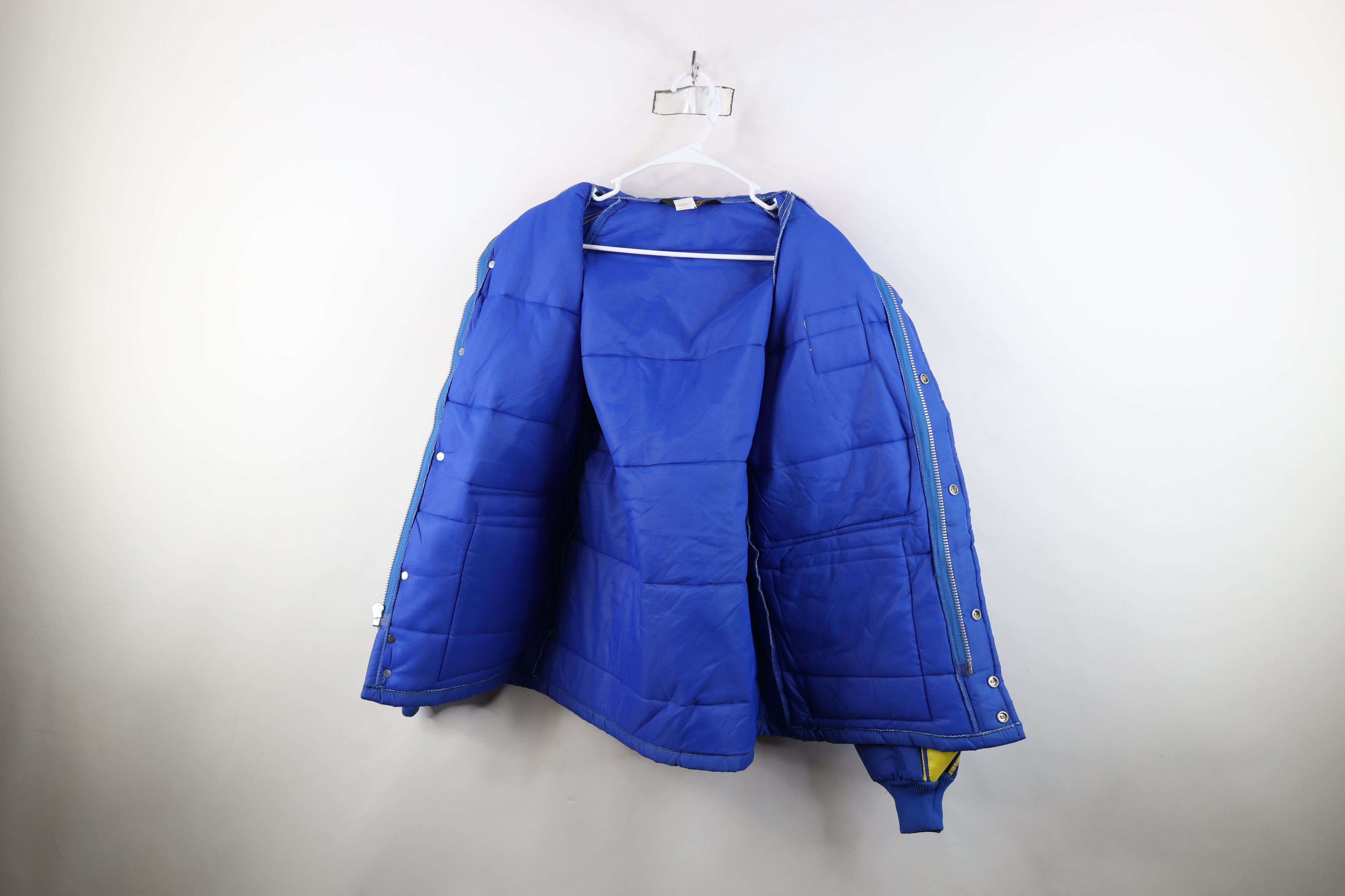 Vintage Vintage 70s Michelin Man Tires Full Zip Puffer Jacket Size US L / EU 52-54 / 3 - 11 Thumbnail