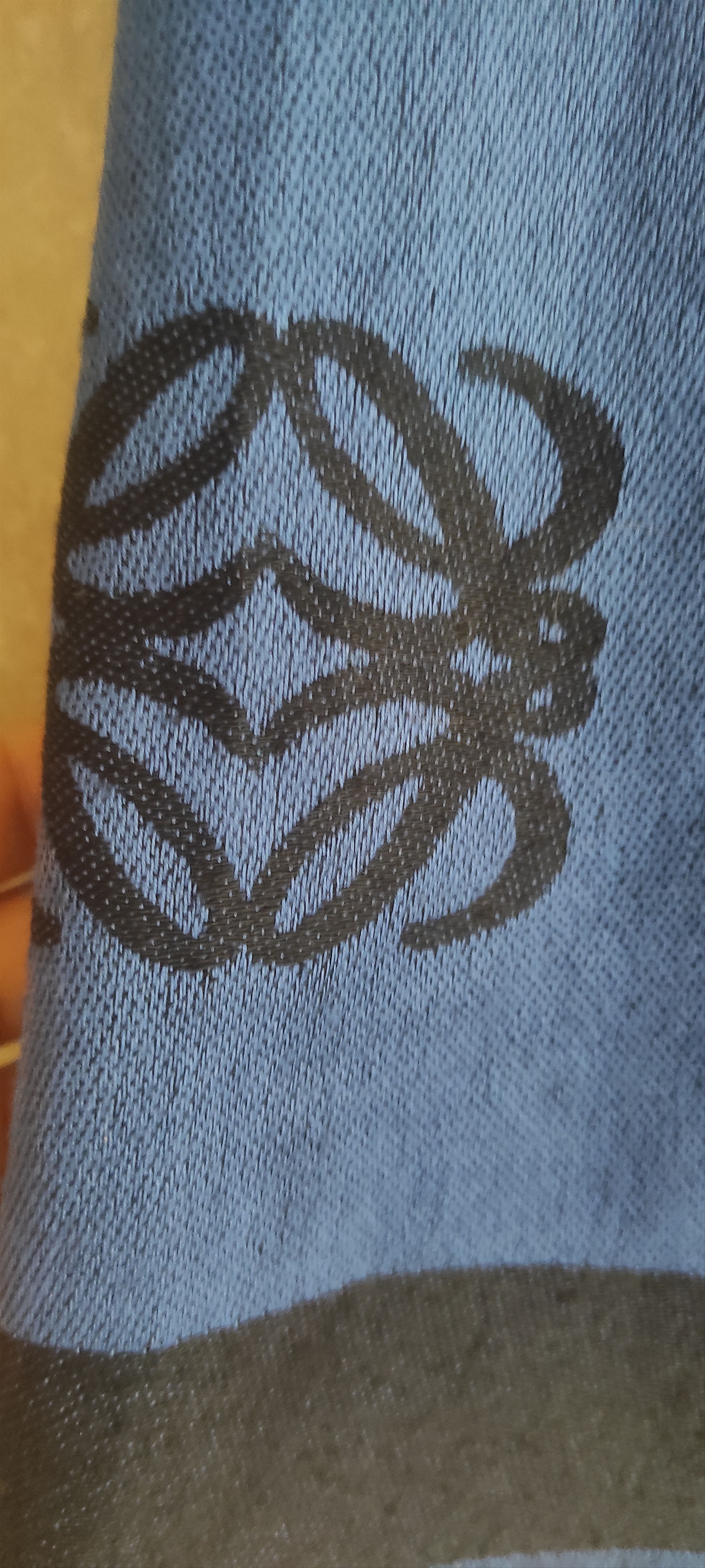 Loewe Loewe Women's Plaid Wool & Silk Blend Anagram Scarf Size ONE SIZE - 6 Thumbnail