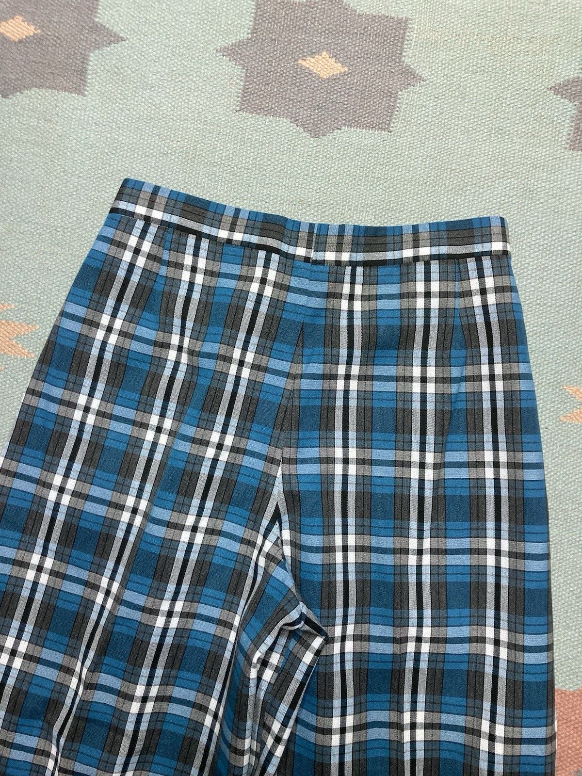 Vintage T Barry knicker co golf pants plaid checkered pleated USA 27 Size 27" / US 4 / IT 40 - 7 Thumbnail
