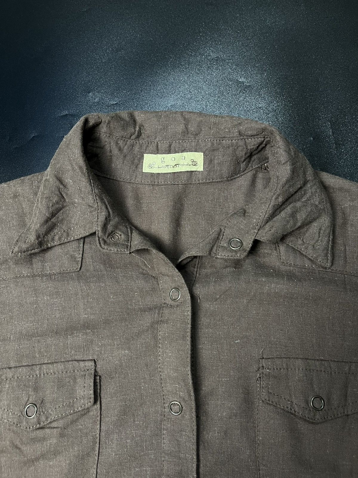 GOAT Crew × If Six Was Nine × Le Grande Bleu (L.G.B.) Japanese Vintage G.O.A shirt Size US S / EU 44-46 / 1 - 3 Thumbnail